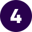 Purple circle with the number 4 inside.
