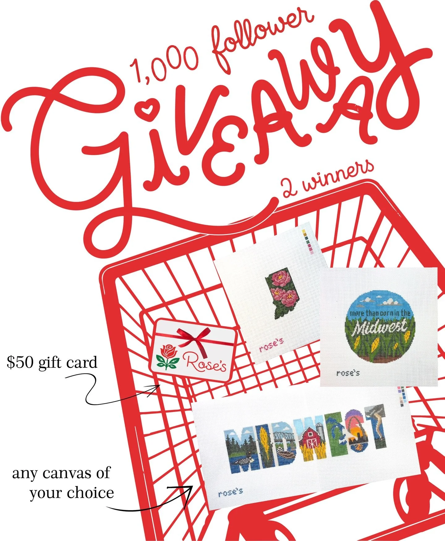 🌹1,000 FOLLOWER GIVEAWAY 🌹 2 Winners 🌹
I can't believe I have so many new friends in this community. Thank you so much to everyone for your kind words about my upcoming canvas releases. Let's celebrate my mini-milestone with a fun giveaway!

What 