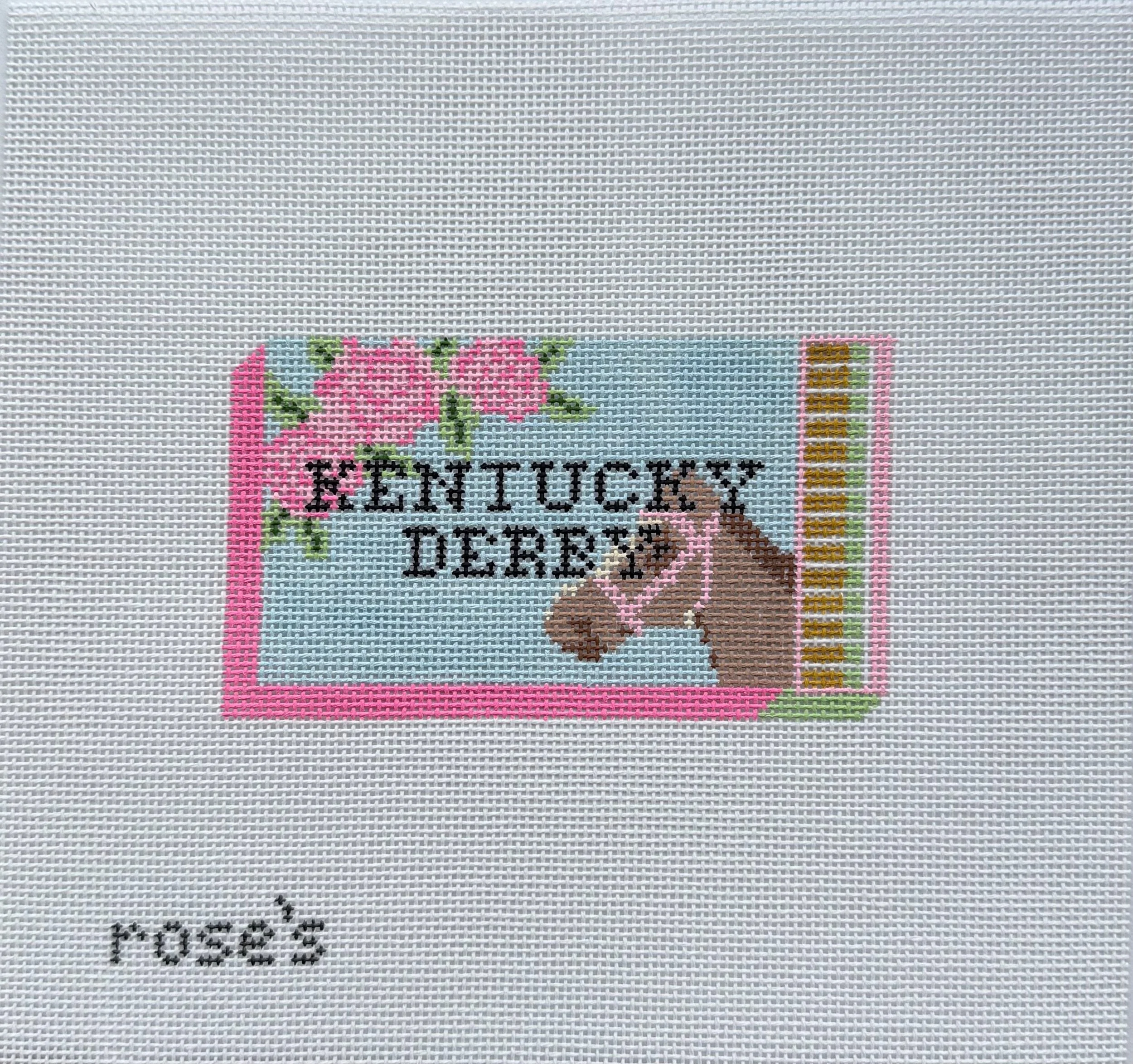 Kentucky Derby Matchbook Canvas