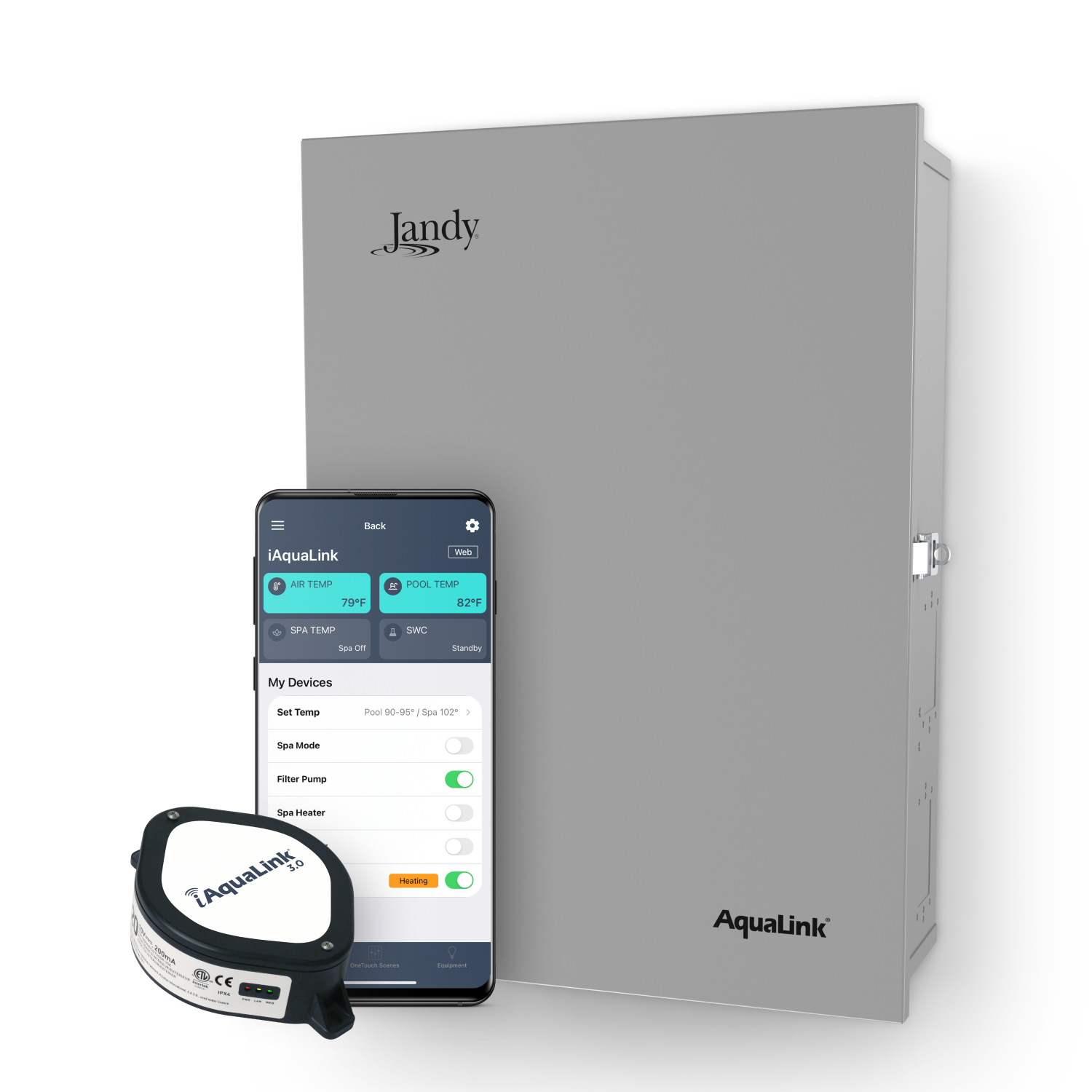 Jandy iAquaLink smart pool automation system installation in Miami - Casabona Smart Pools