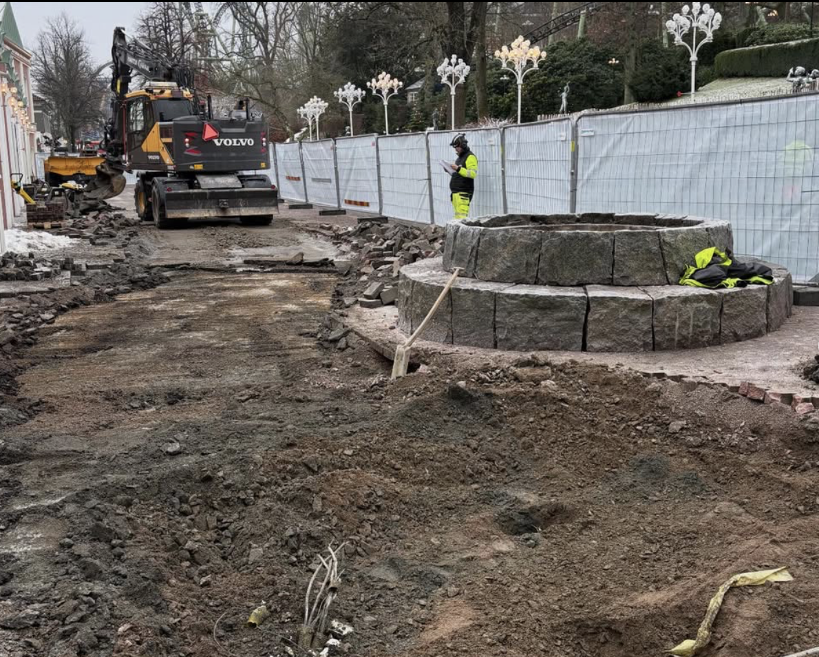 Falkdahl stenläggning Liseberg