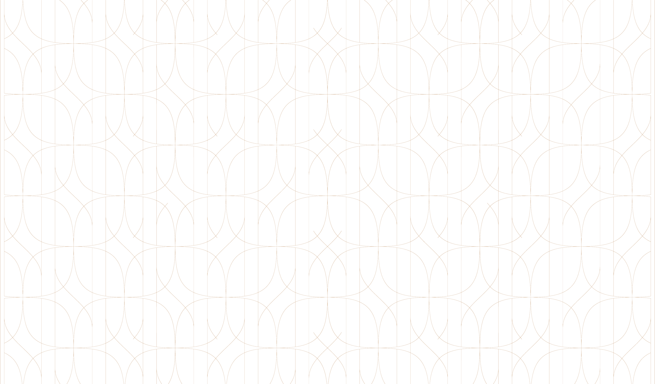 A black background with a pattern of intersecting thin, curved, metallic lines forming a repetitive geometric design.