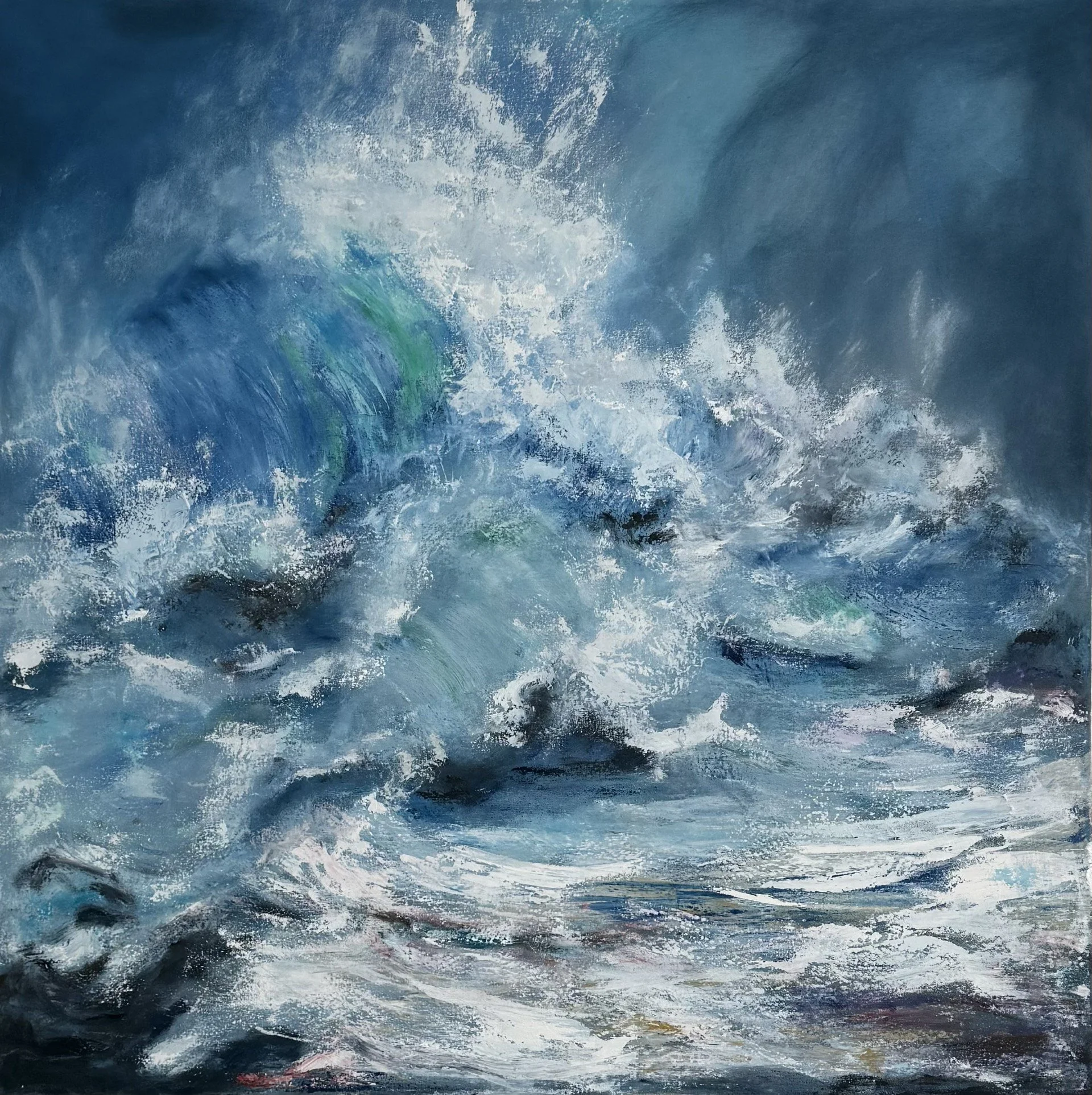 Focus on the Breaking Wave
Oil on canvas, 100 x 100 cm
SOLD