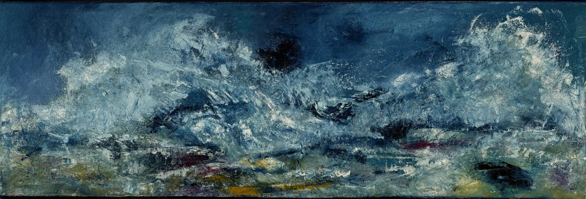 Rising Tides - Coastal Erosion
Oil on canvas
93 x 33 cm
£320.00