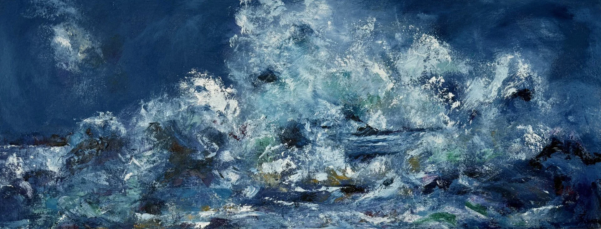 Ephemeral Coast
Oil on canvas
101 x41 cm
£320.00