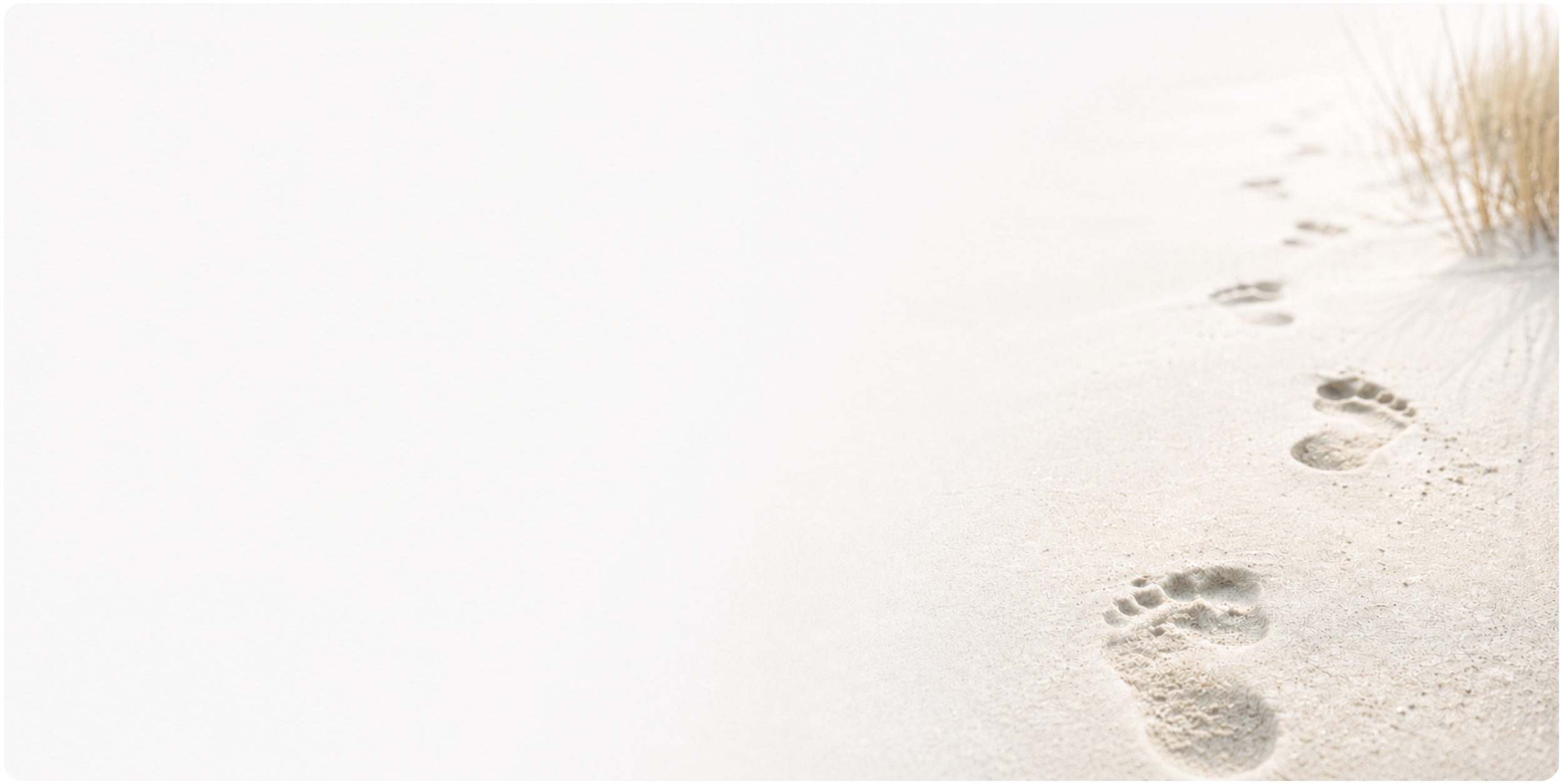 Footsteps along a peaceful path representing the journey forward through psychological therapy, support, personal growth and meaningful change.