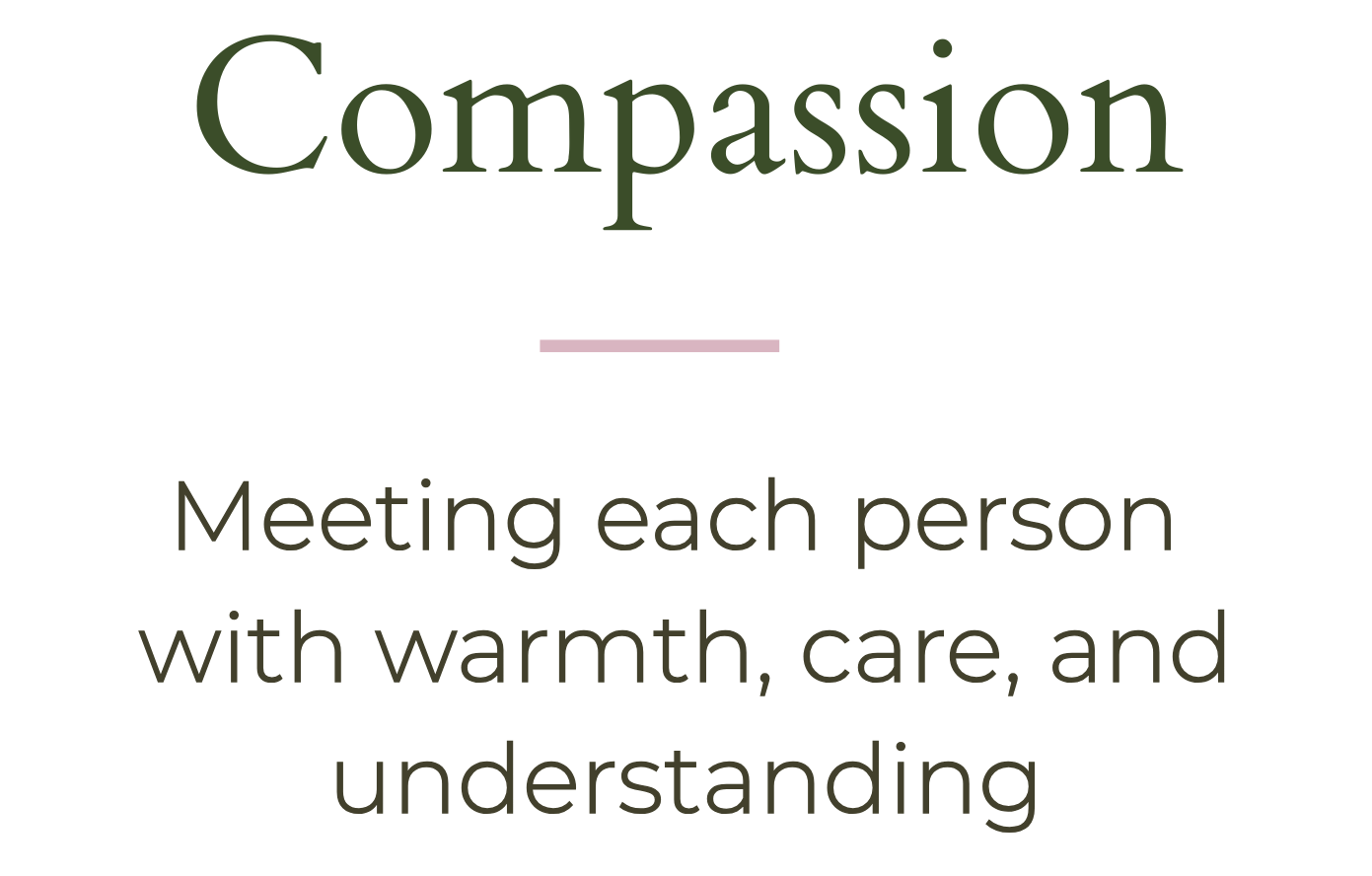 Compassionate psychological care focused on meeting each person with warmth, understanding and support.
