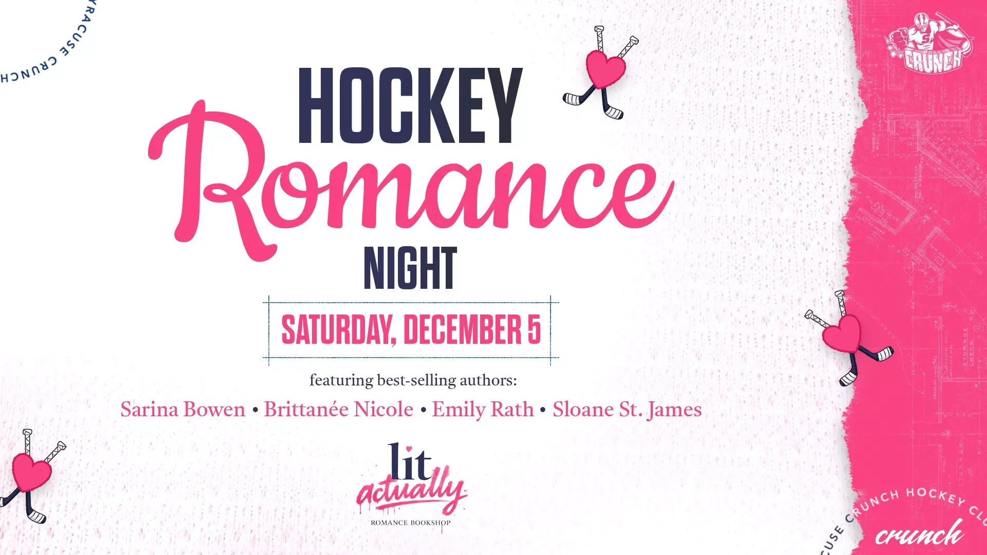 Hockey Romance Night with the Syracuse Crunch
