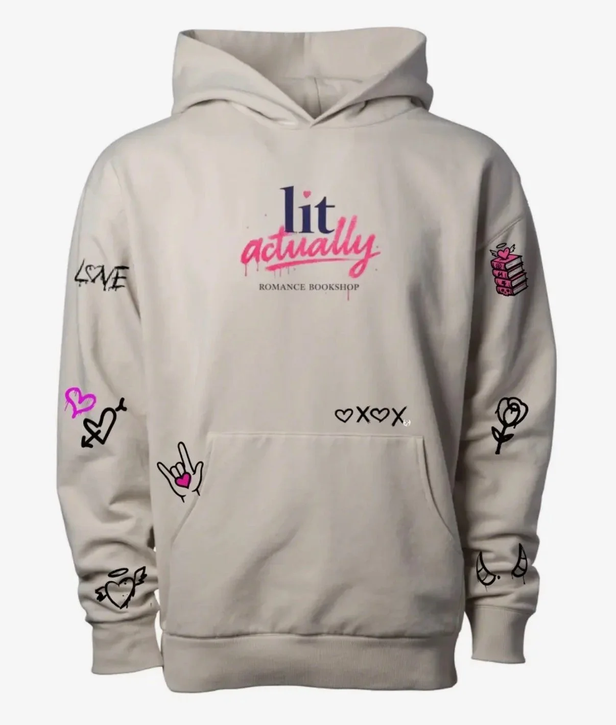 The Lit Graffiti Embroidered Hoodie