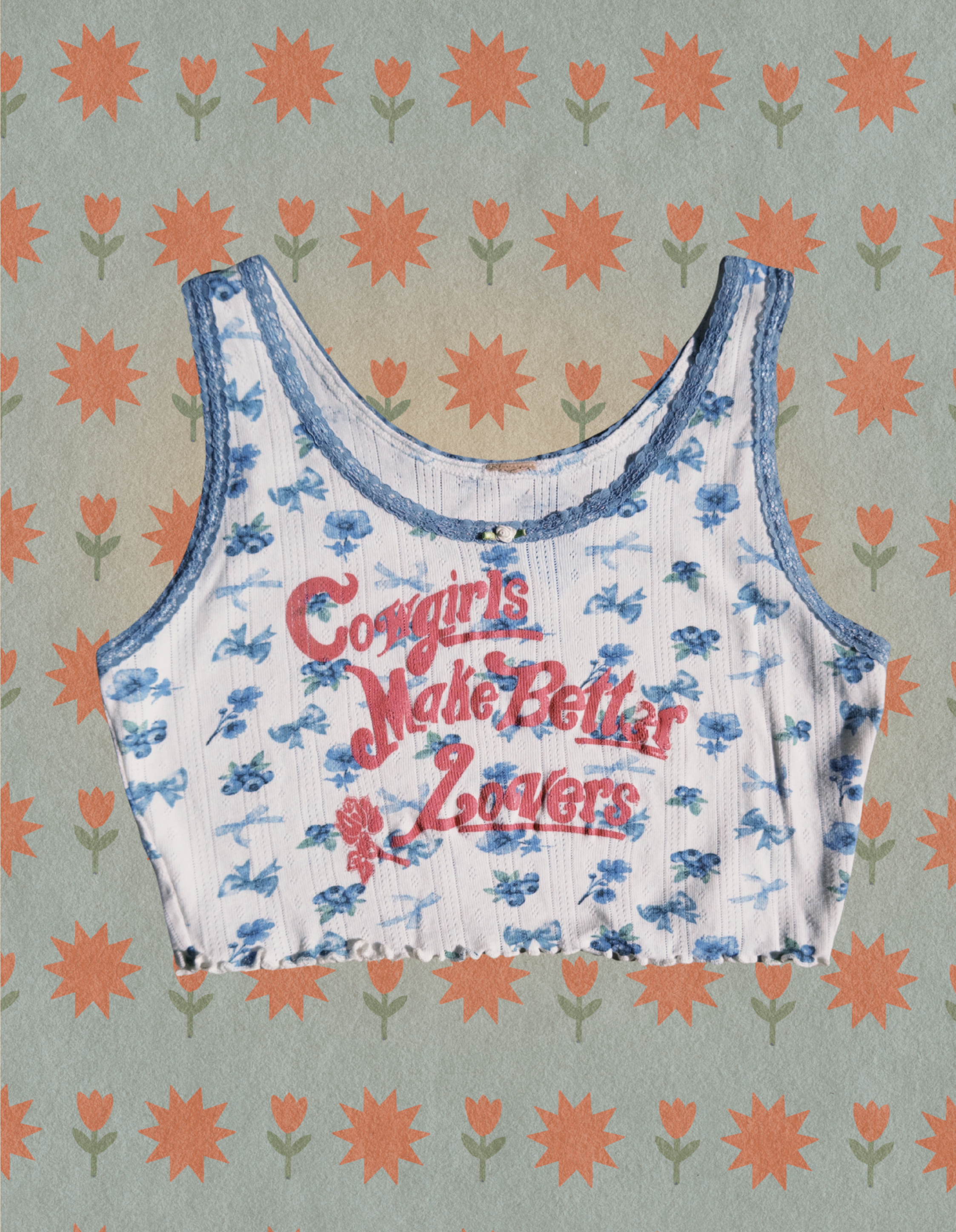 Cowgirls Make Better Lovers Cropped Tank