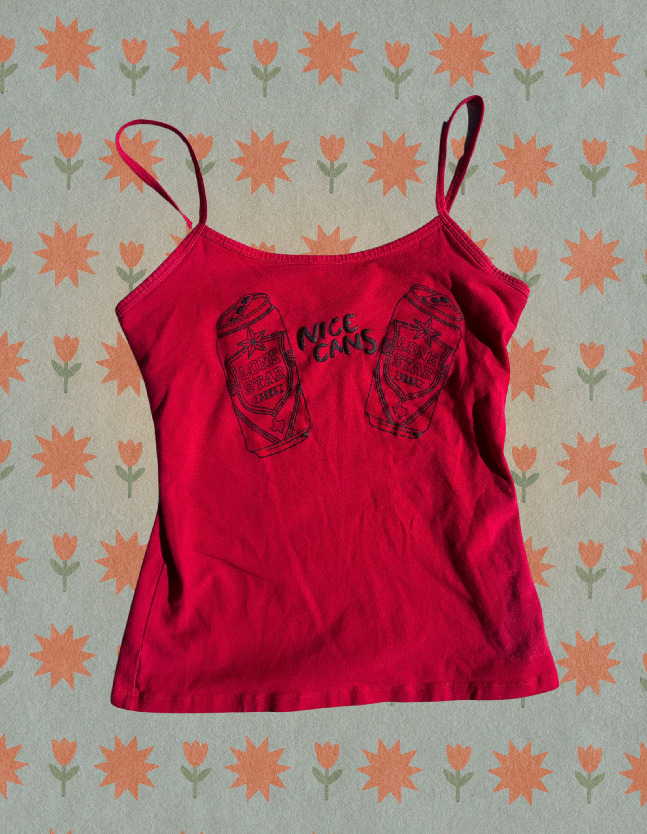 Nice Cans Red Camisole