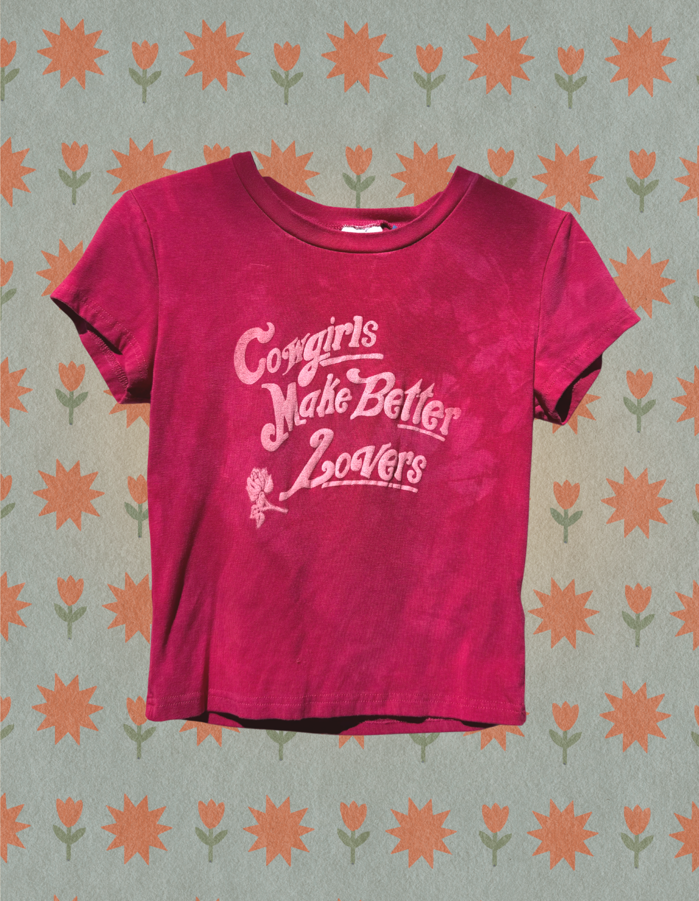 Cowgirls Make Better Lovers Pink Baby Tee