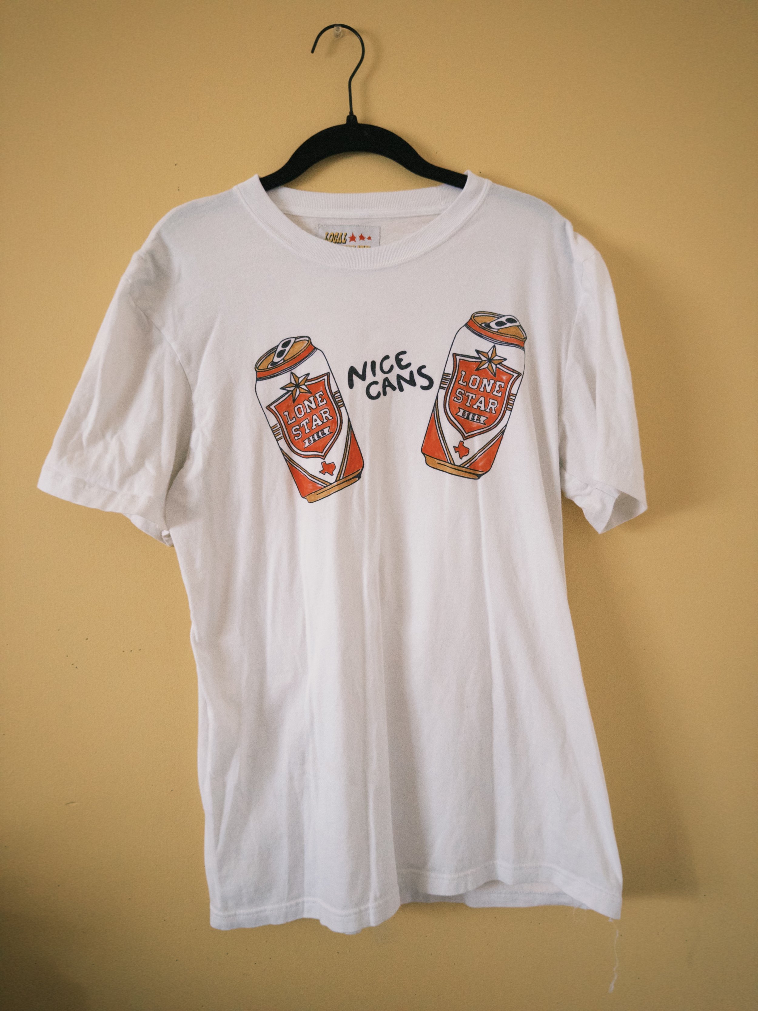 "Nice Cans" White Tee Shirt