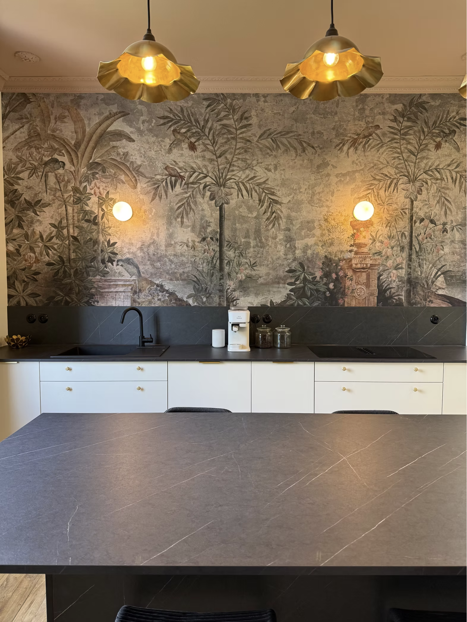 decor mural cuisine psyché architecture interieur