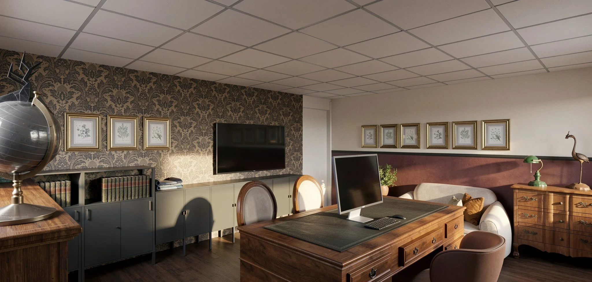 Scénographie - Bureau direction agence immobilière