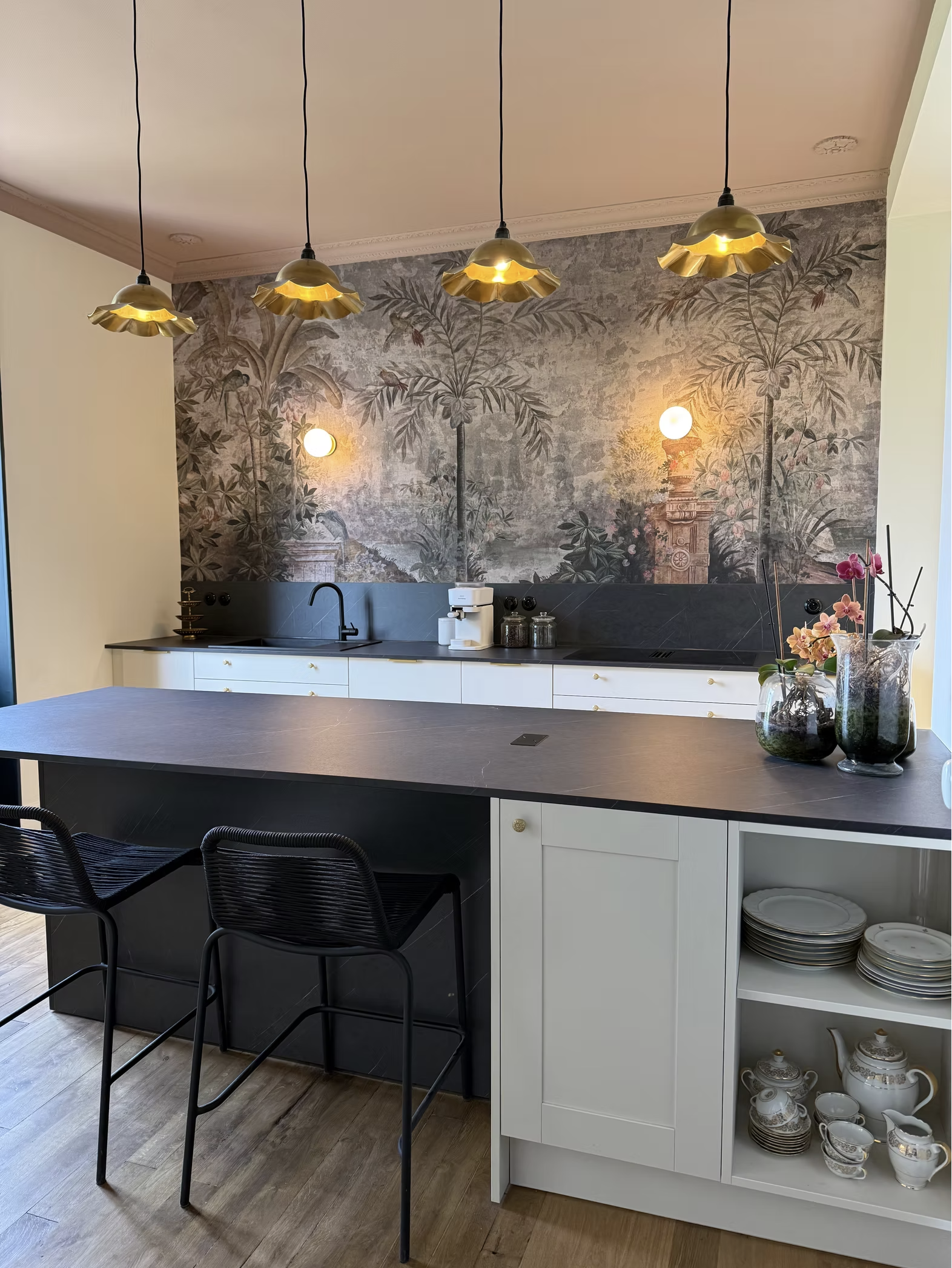 decor mural cuisine psyché architecture interieur