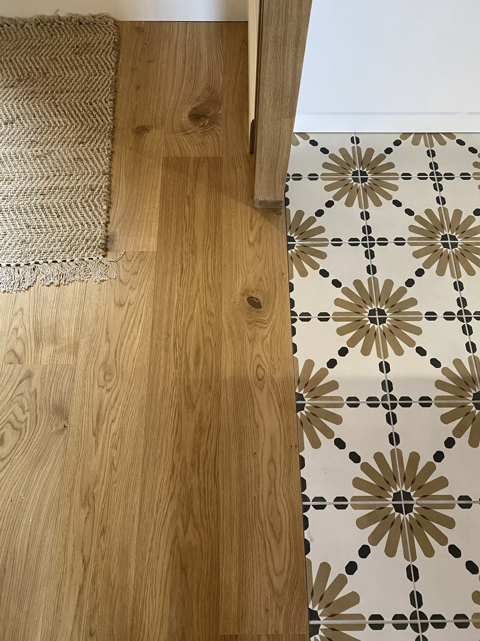 sol parquet carreaux de ciments psyché architecture interieur