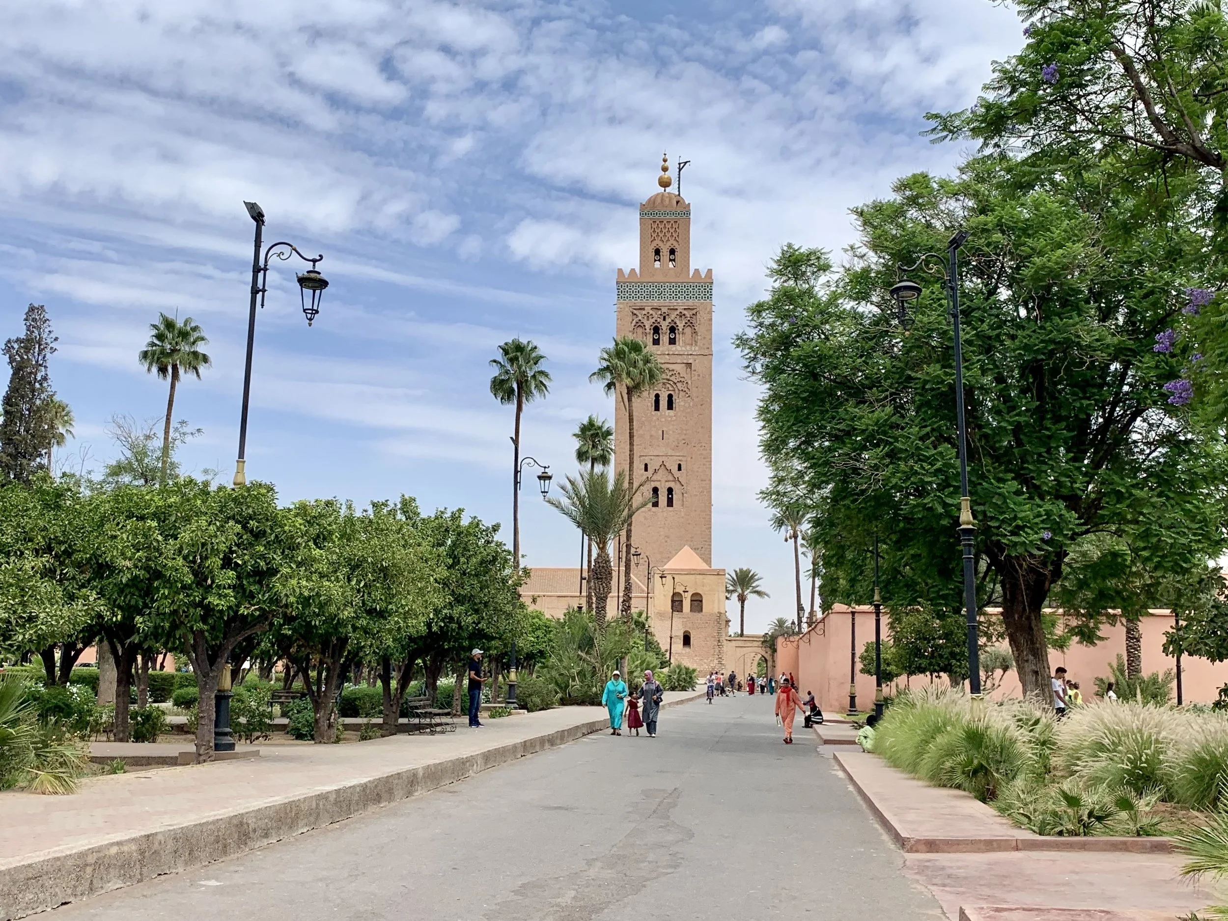 The Koutoubia Mosque in Marrakech, Morocco. July 2019. 