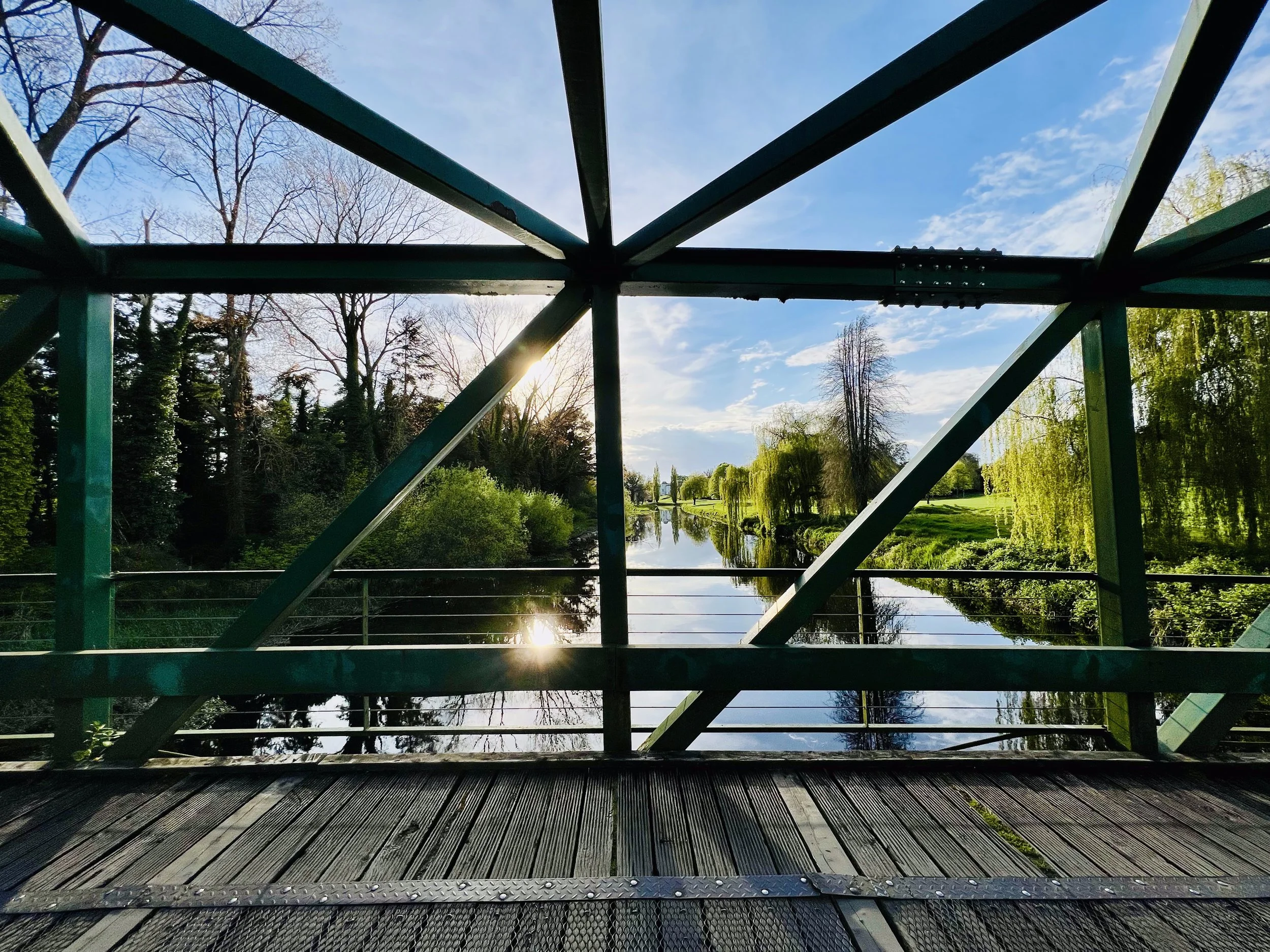 A beautiful spring afternoon at the K Club in Kildare, Ireland. April 2023. 