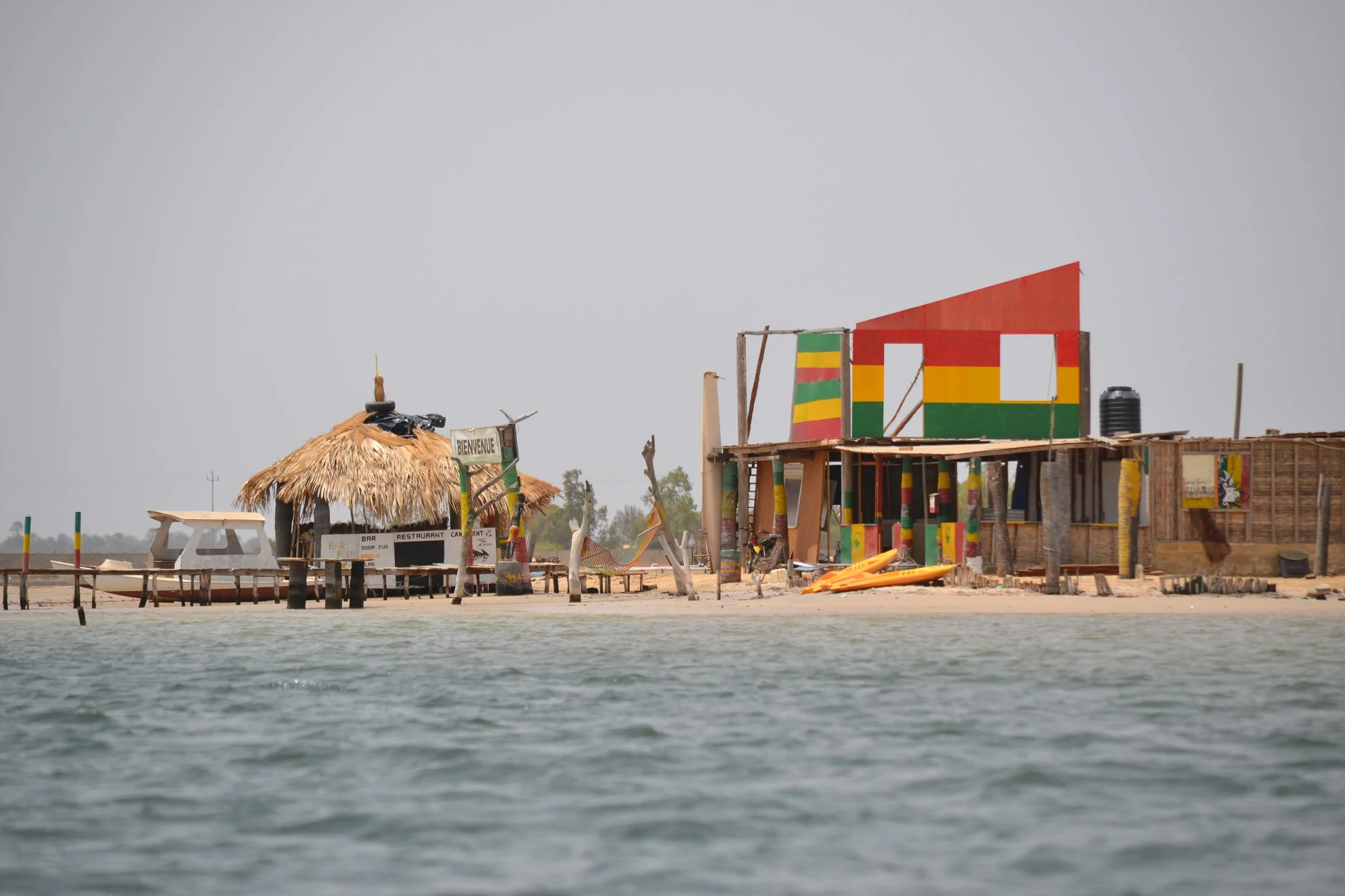 The shore from a boat on the Saloum River in Senegal. May 2026