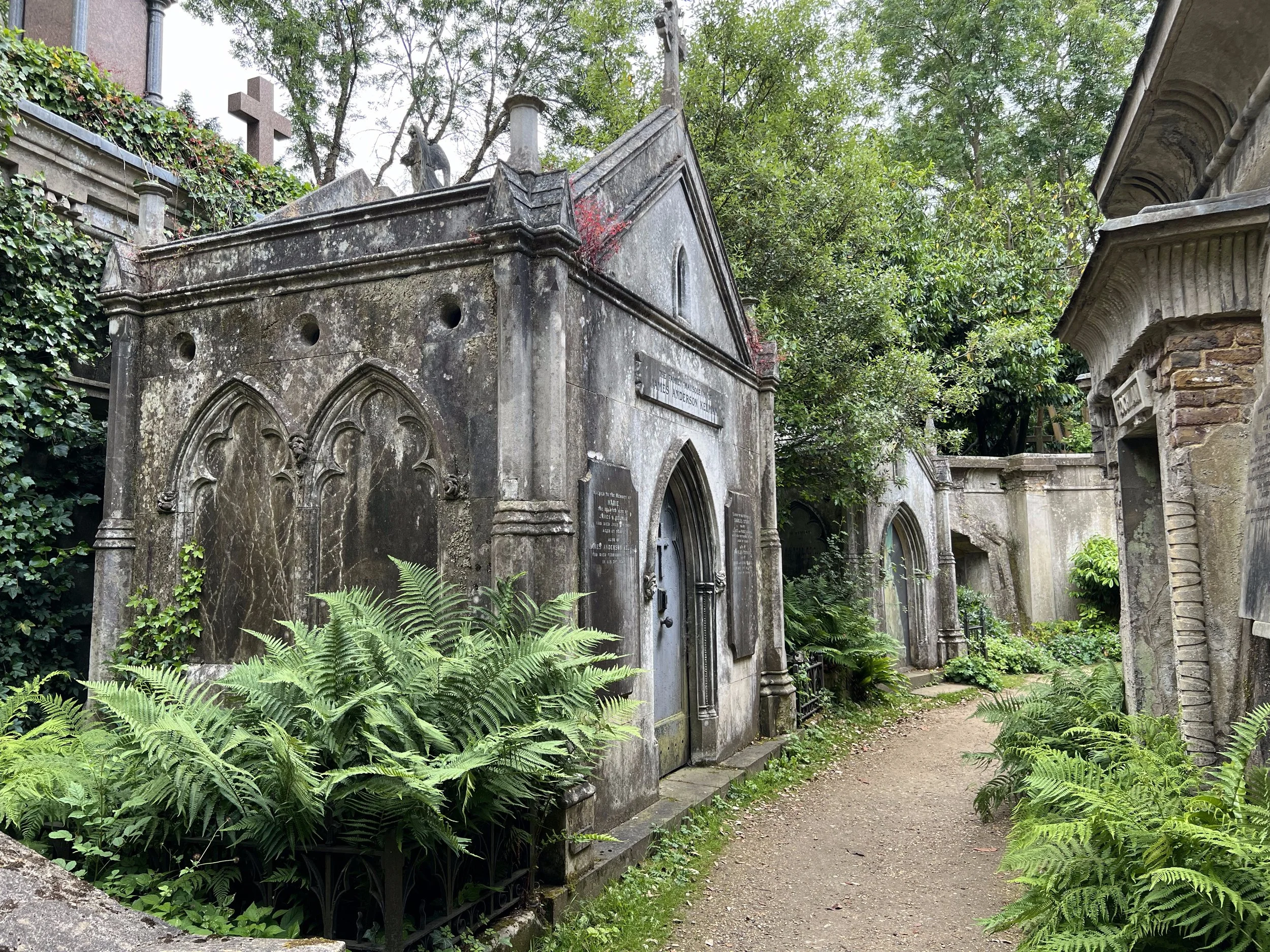 Highgate Cemetery, London. June 2024. 