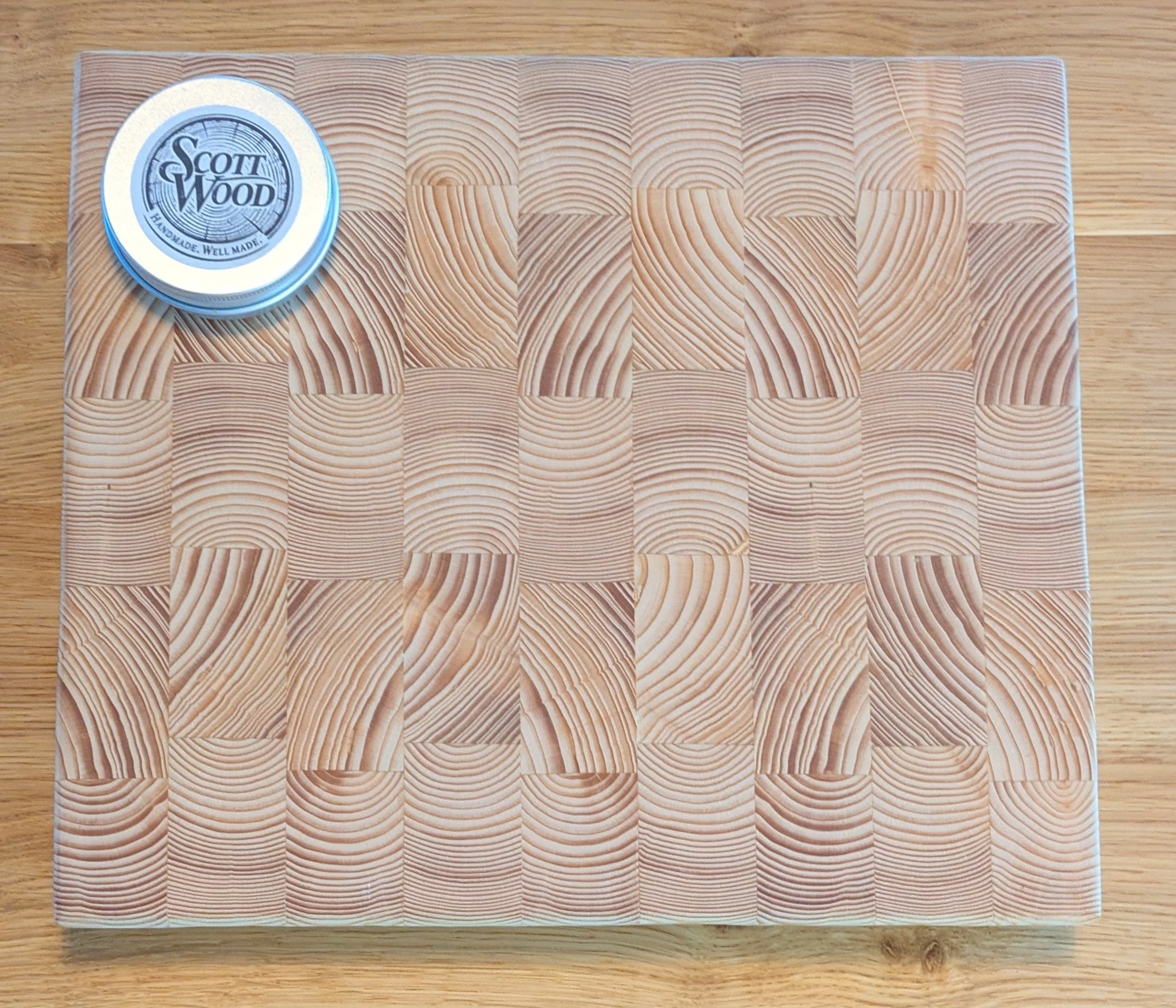Pine End Grain Cutting Board