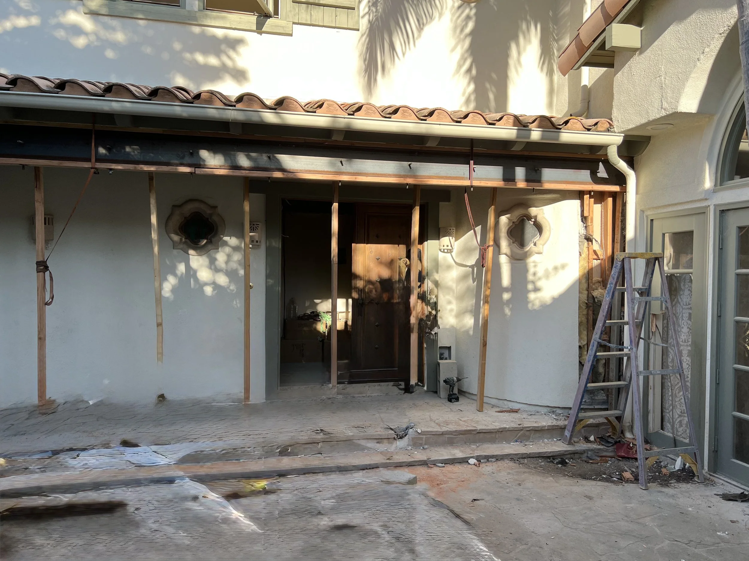 metal beam installation