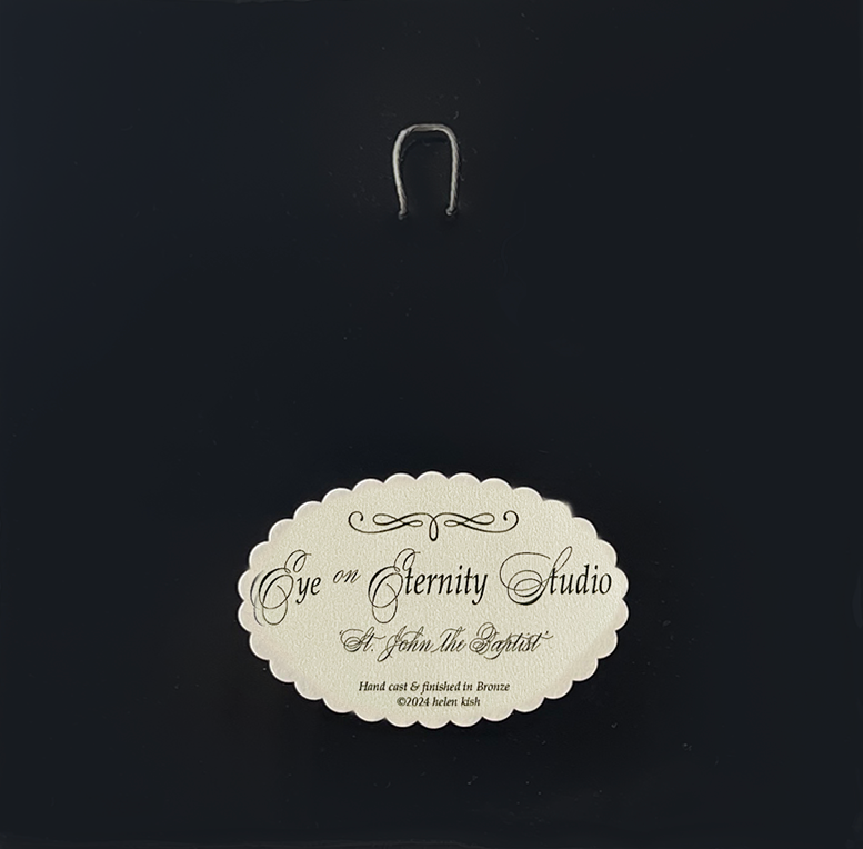 St. John the Baptist lable bas relief.png