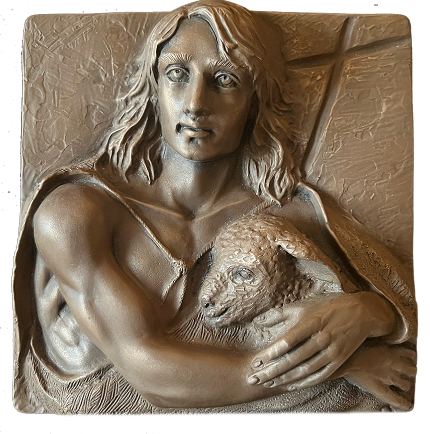 St. John the Baptist bas relief cutout.png