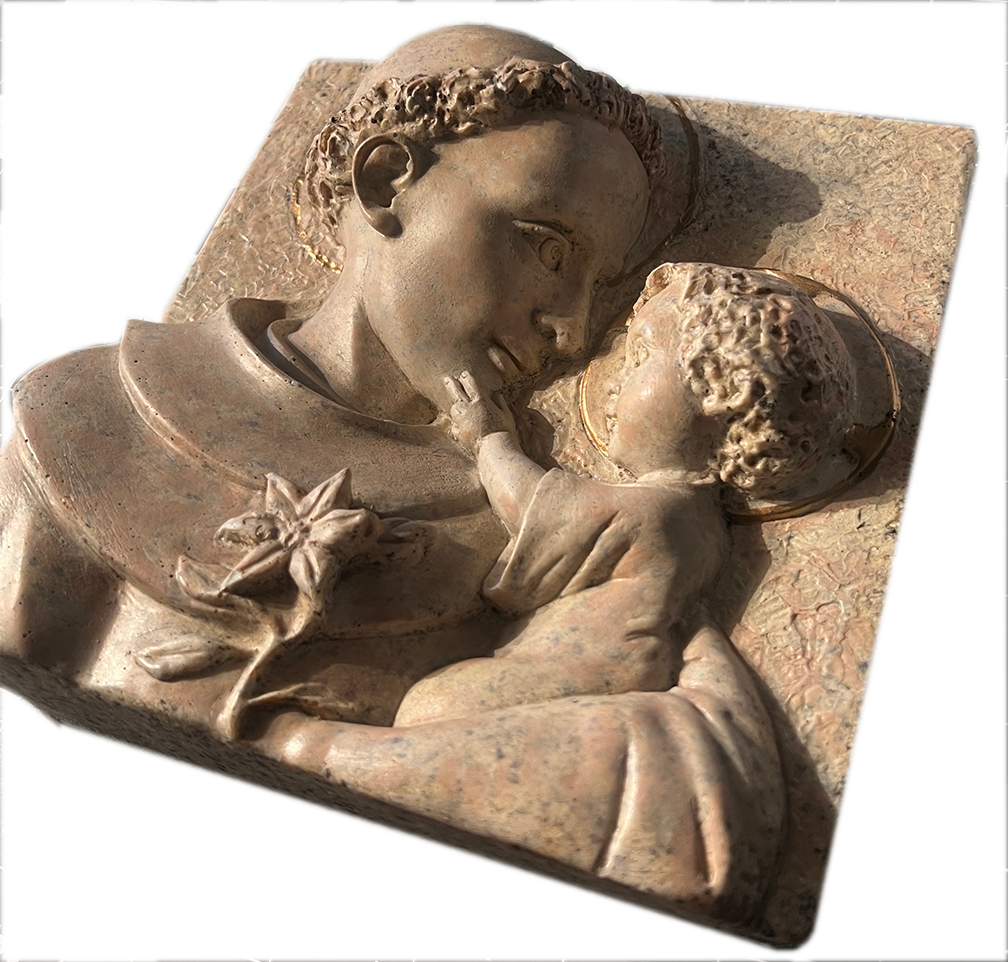 St. Anthony & the Holy Child terra stone side left.png