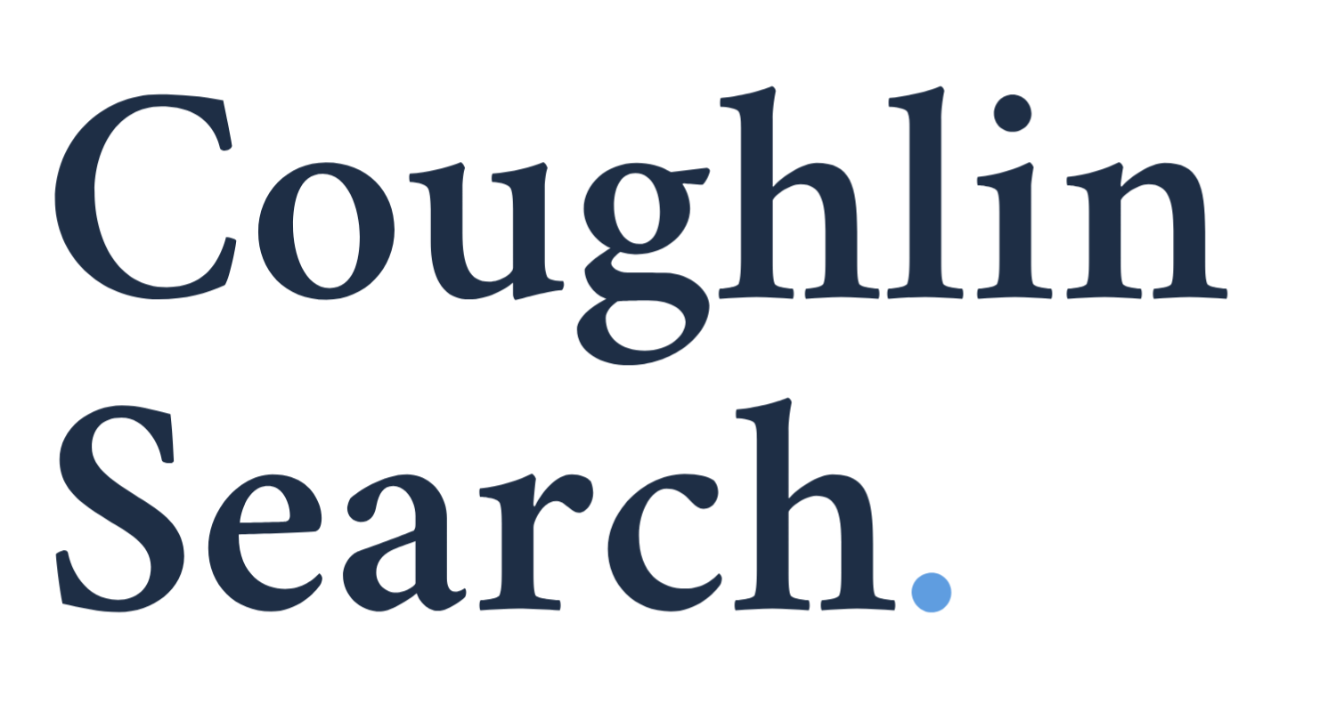 Coughlin Search logo -- client testimonial for Lawwwnch Squarespace website design