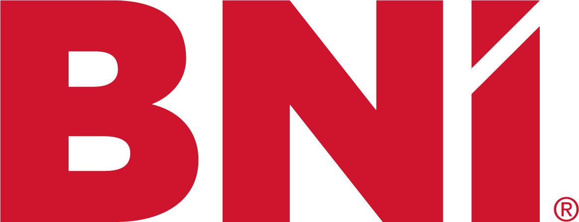 Close-up of a black background with large red letters spelling 'BNN'.