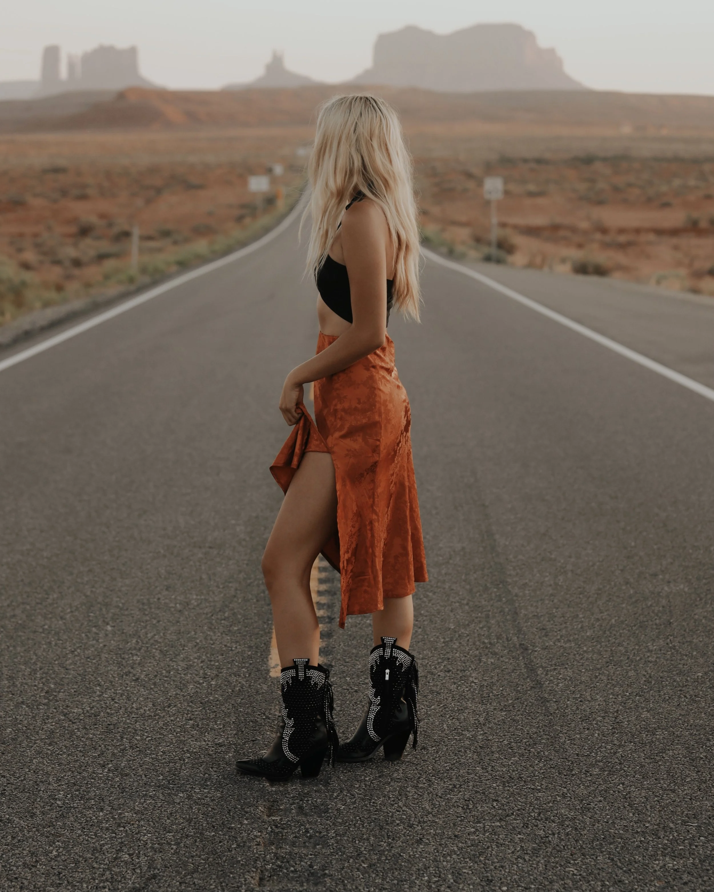 Monument Valley, Utah styled creative photoshoot.