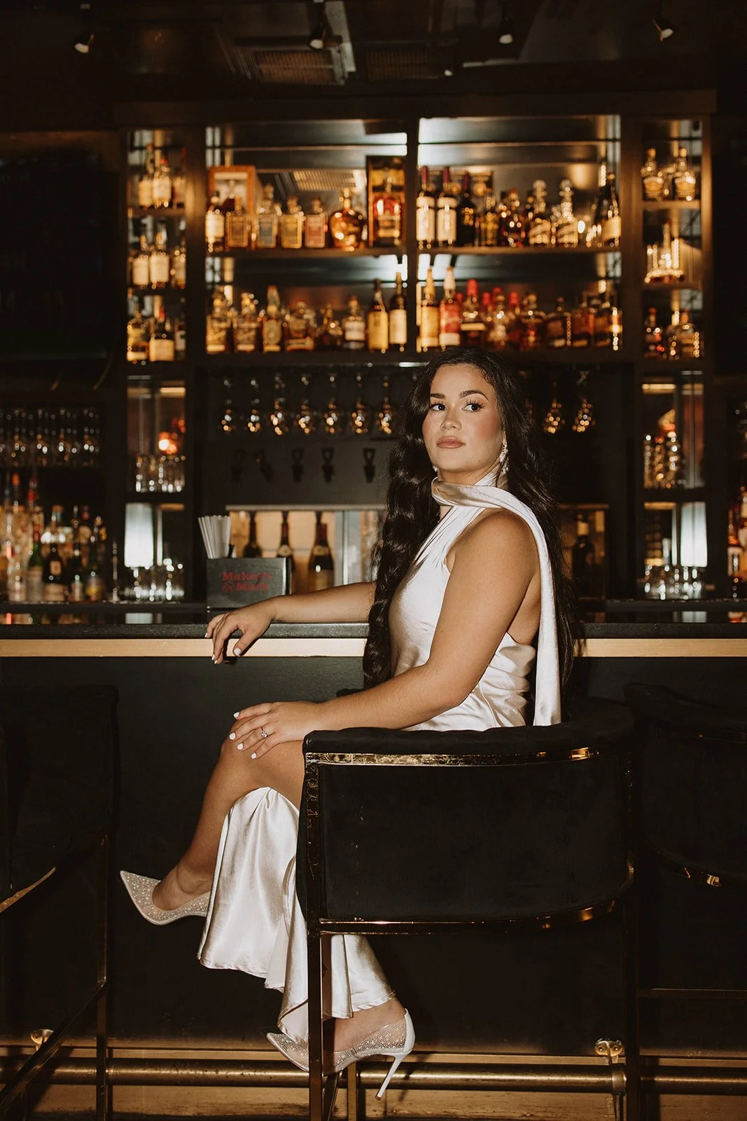 Styled photoshoot Mississippi speakeasy bar