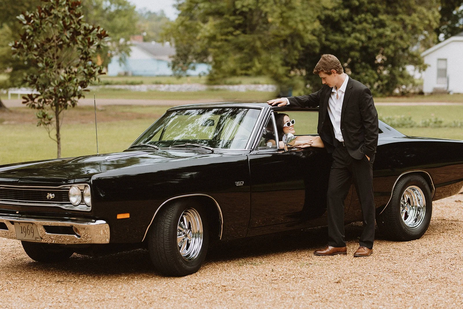 Old money engagement photography