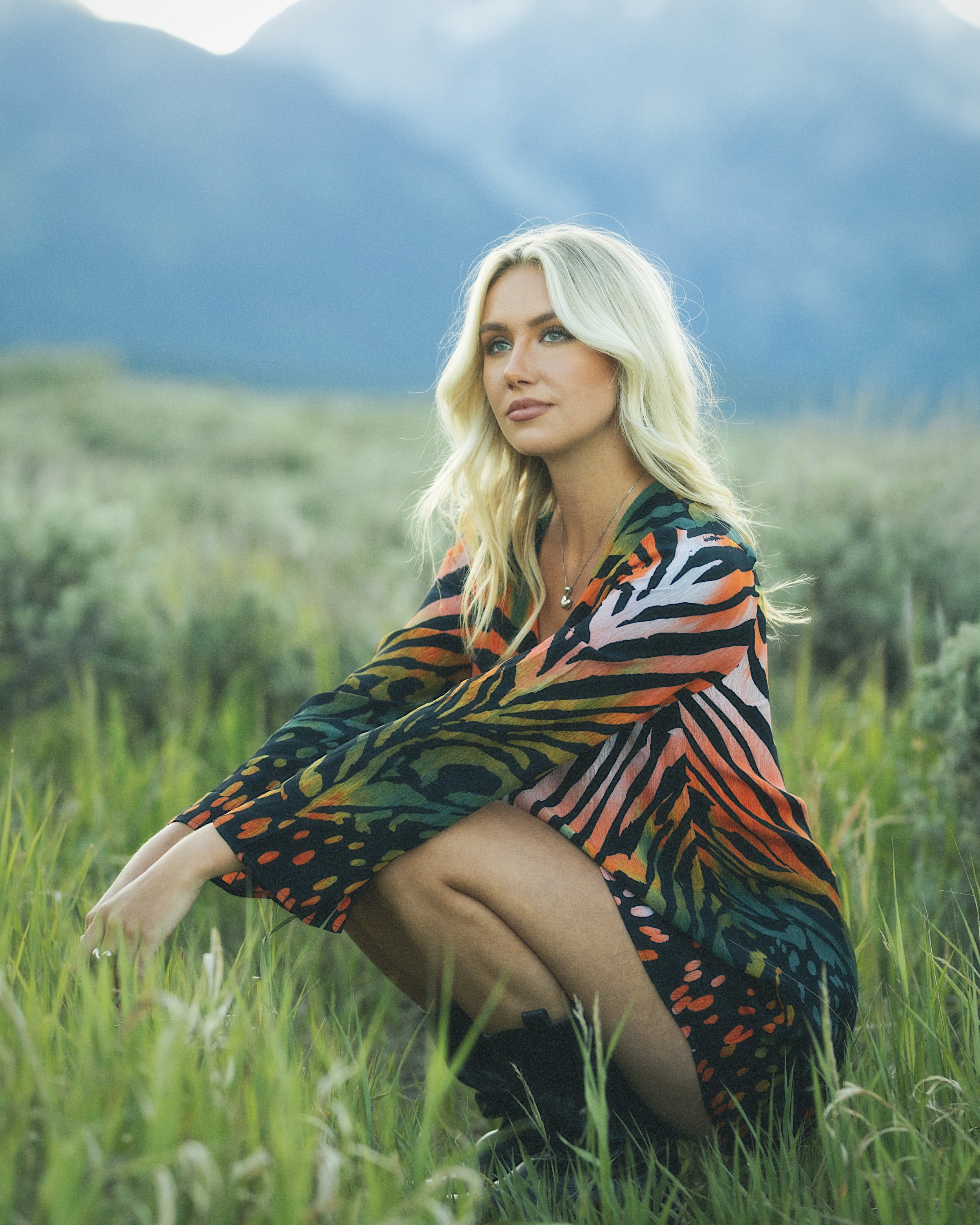 Grand Teton National Park field styled photoshoot.