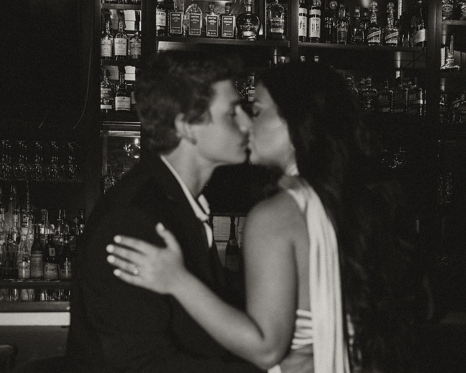 Speakeasy styled photoshoot engagement Mississippi