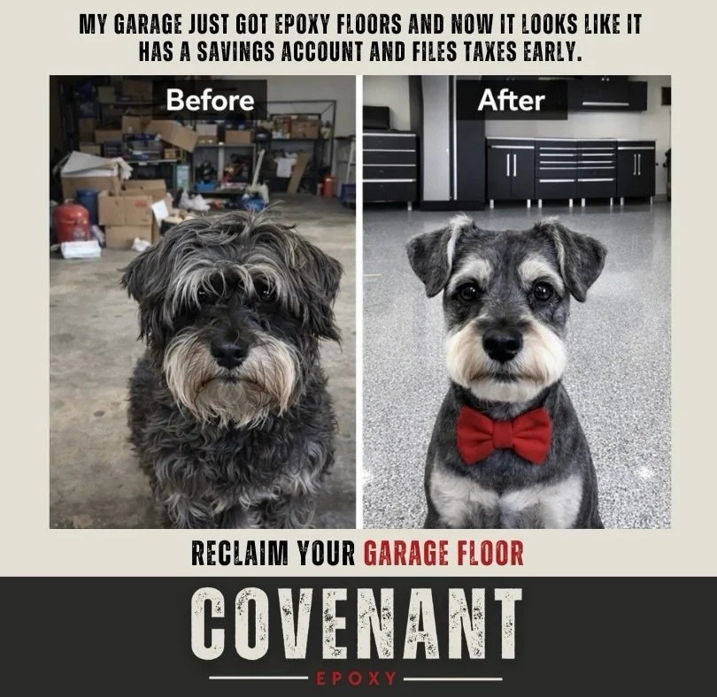 #glowup #garage #mancave #epoxy #reclaimyourgaragefloor