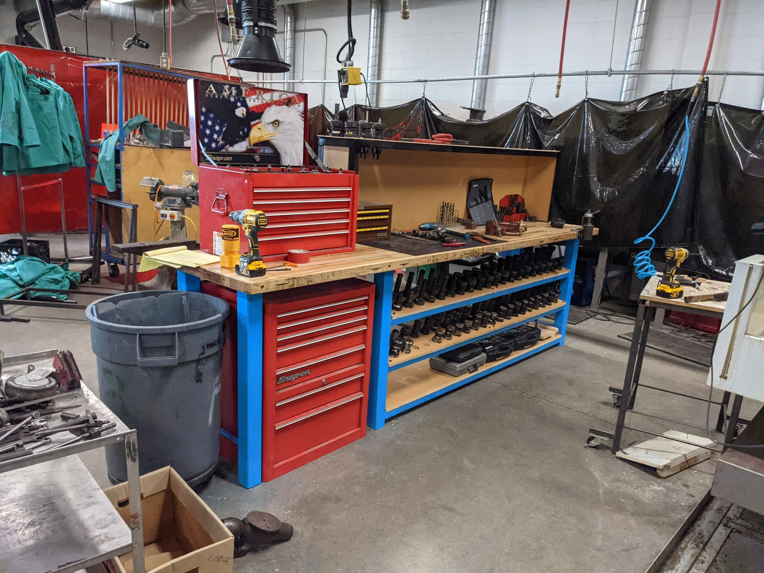 Workbench built for Waconia High School