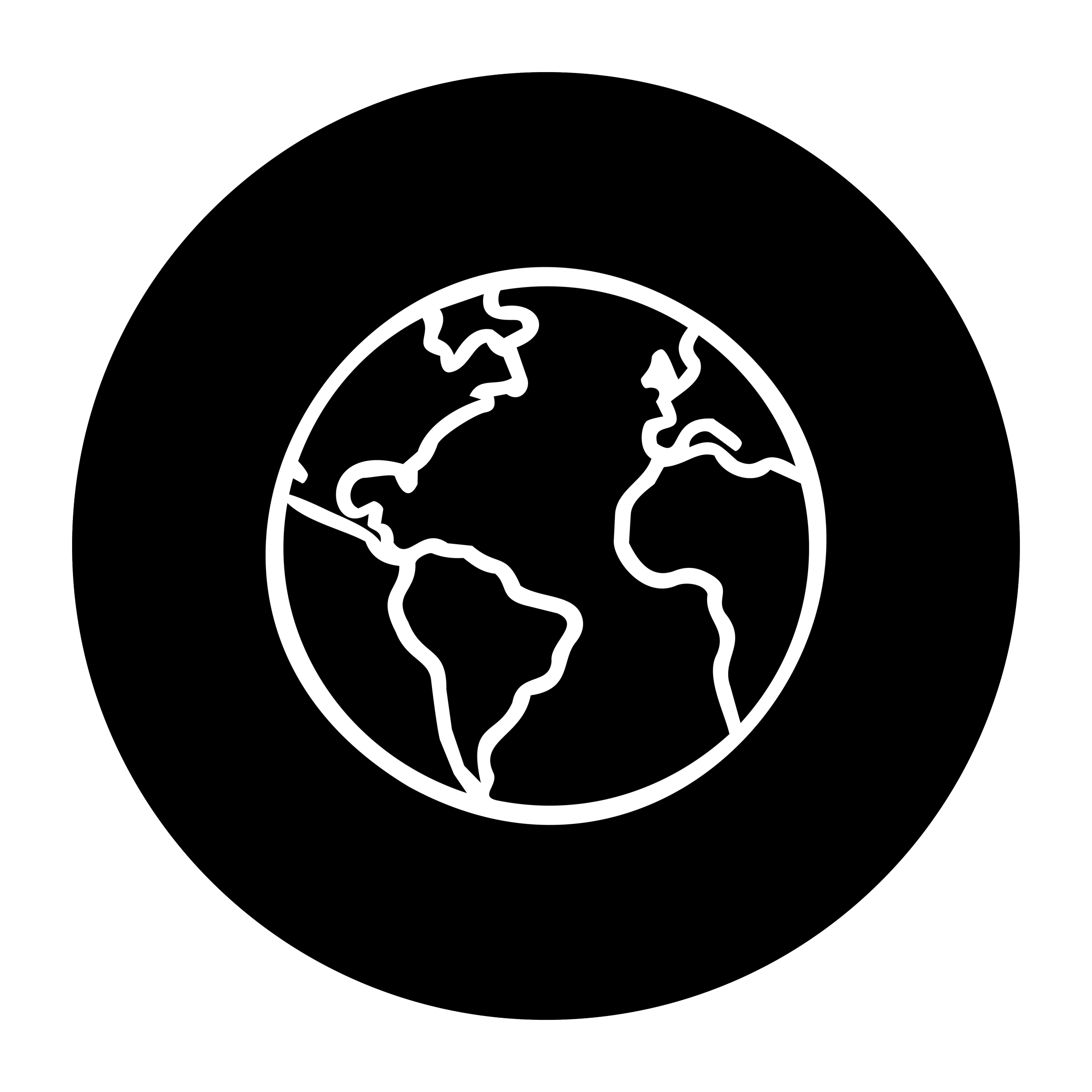 Icono de un globo terráqueo, representando clases disponibles en español e inglés.