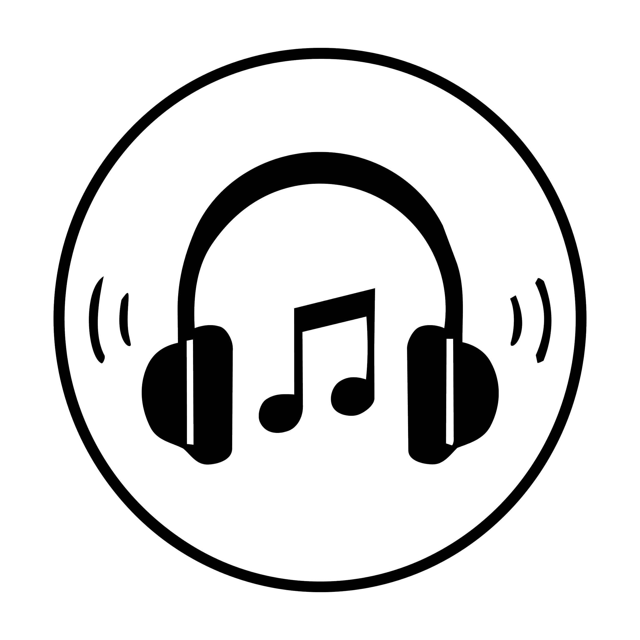 Black background with white outlines of concentric circles and the word 'LOVE' in the center.