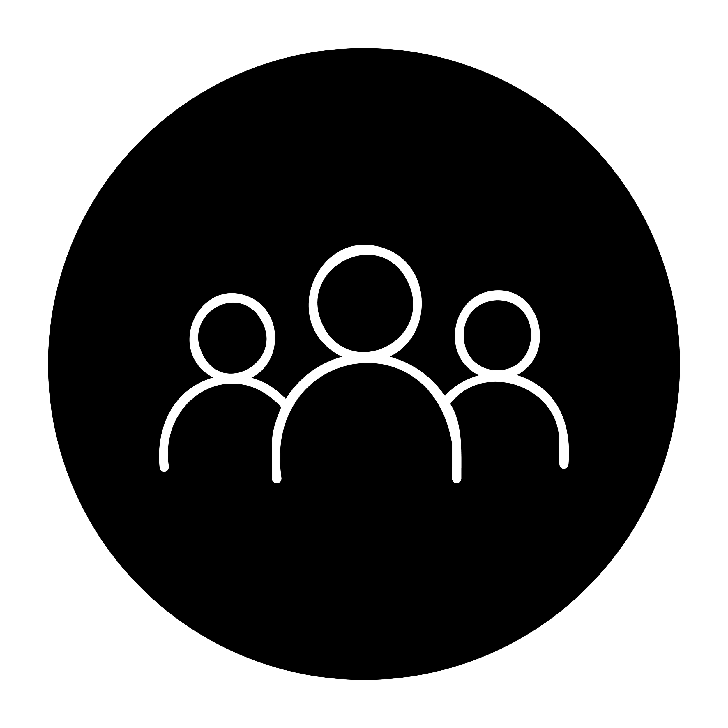 Icono de un grupo de personas, representando grupos pequeños con atención personalizada.