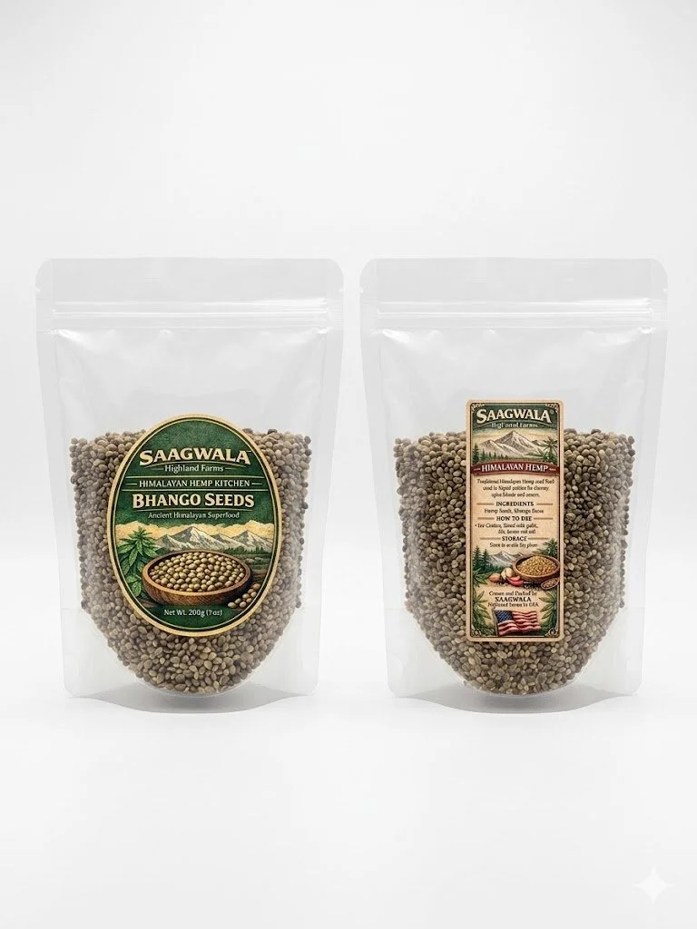 Bhango Seeds – Ancient Himalayan Roasted Hemp Seeds | Traditional Nepali Superfood 200g