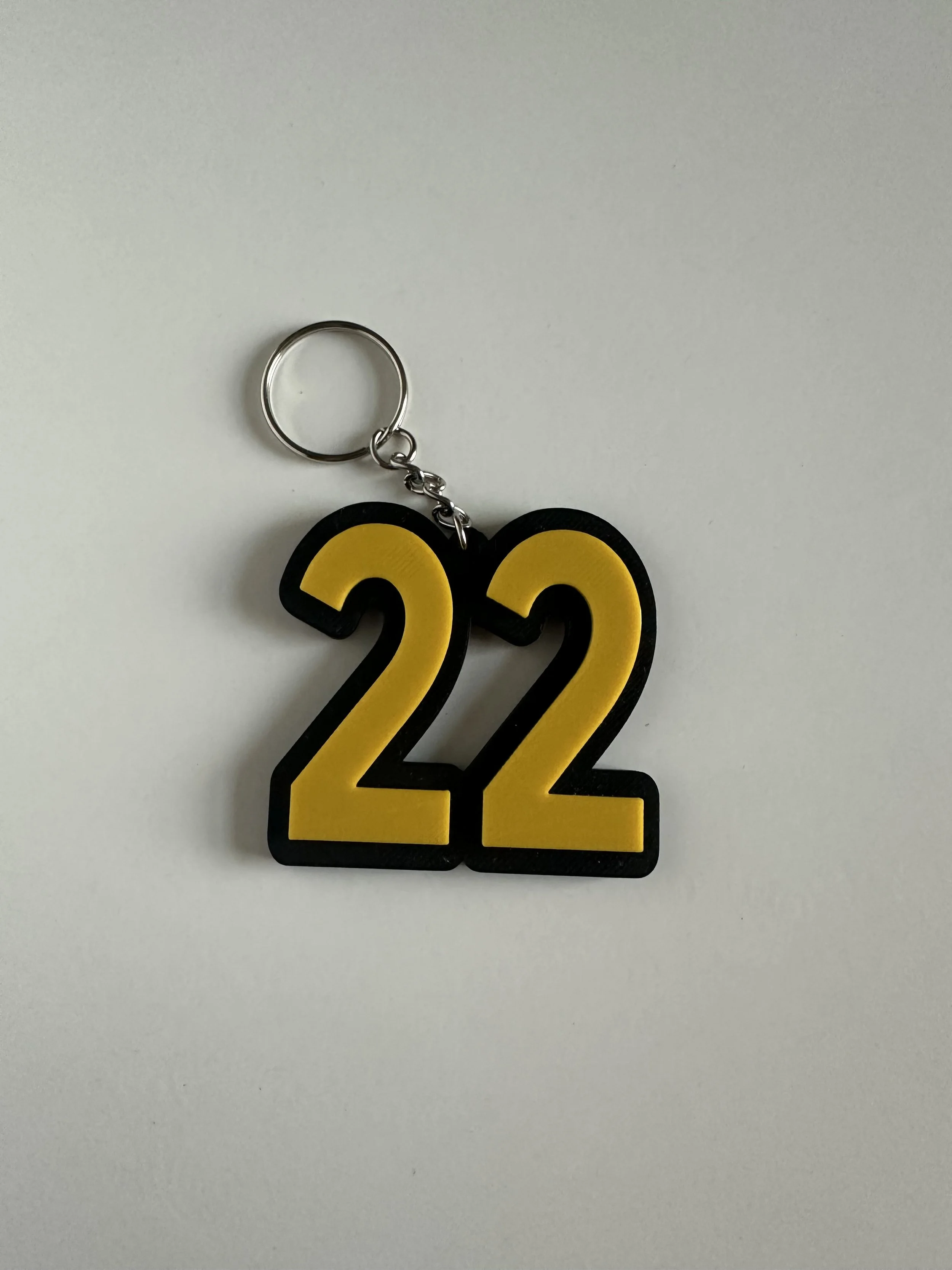 Number Keychain