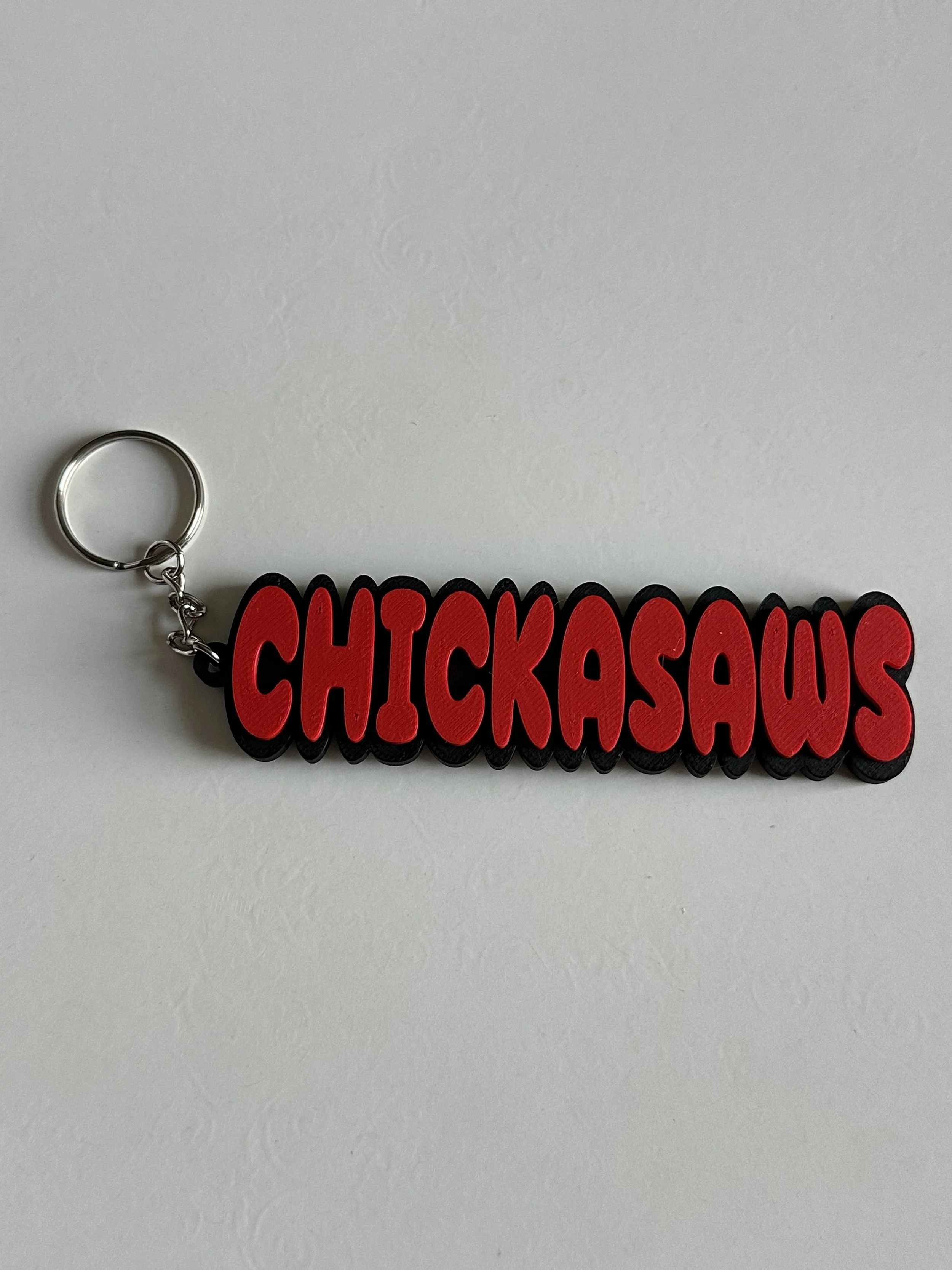 Chickasaw Keychain (Bubbly)