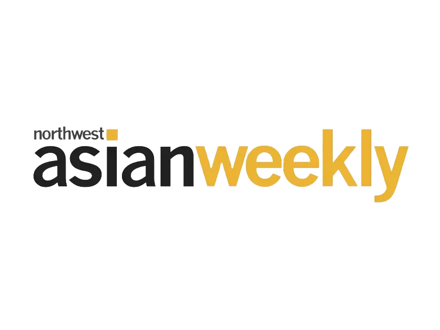 The word "northwest" in small grey text followed by "asianweekly" in a larger font, where "asian" is black and "weekly" is a bold golden yellow.