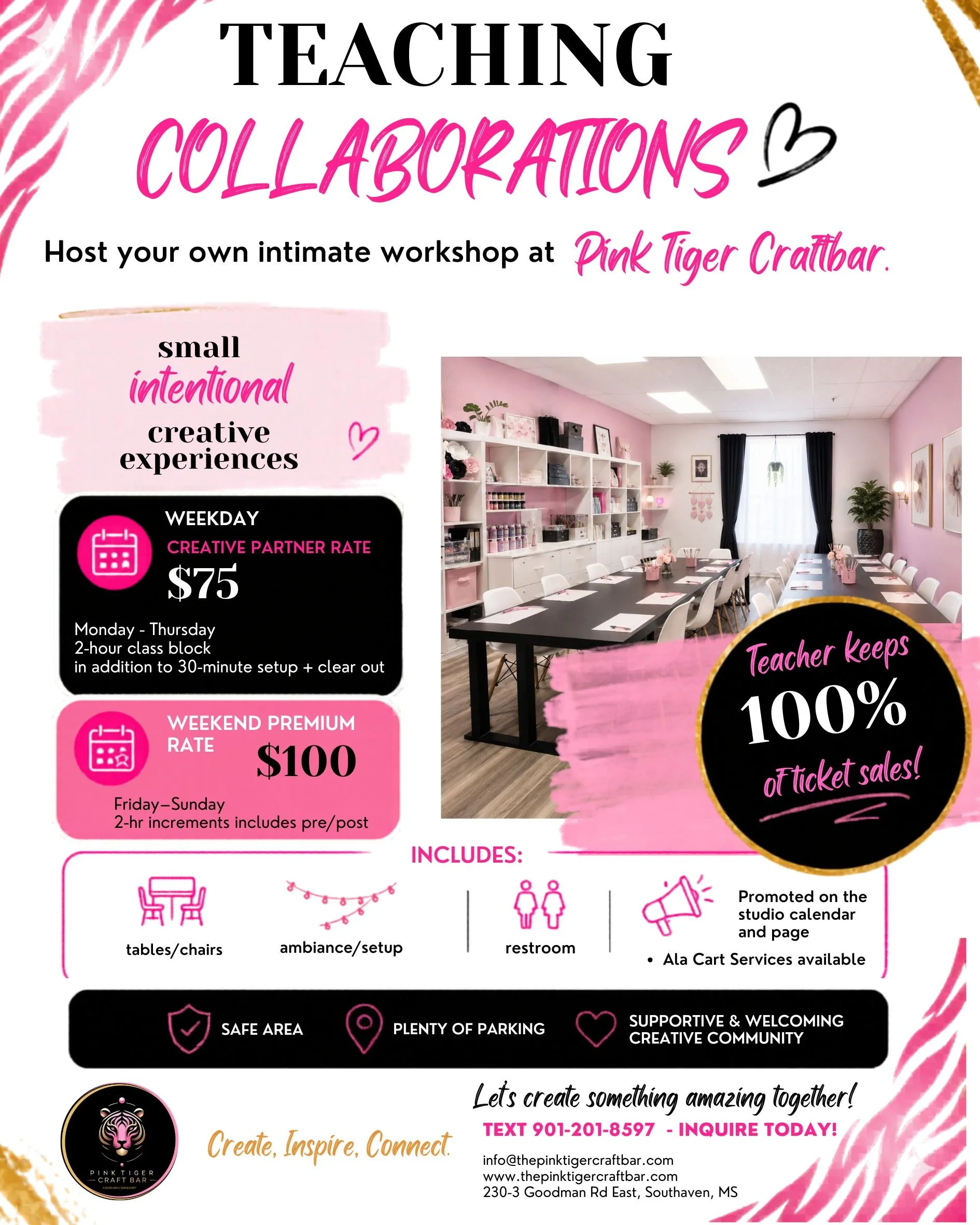 Partner Collaborations at Pink Tiger Craftbar