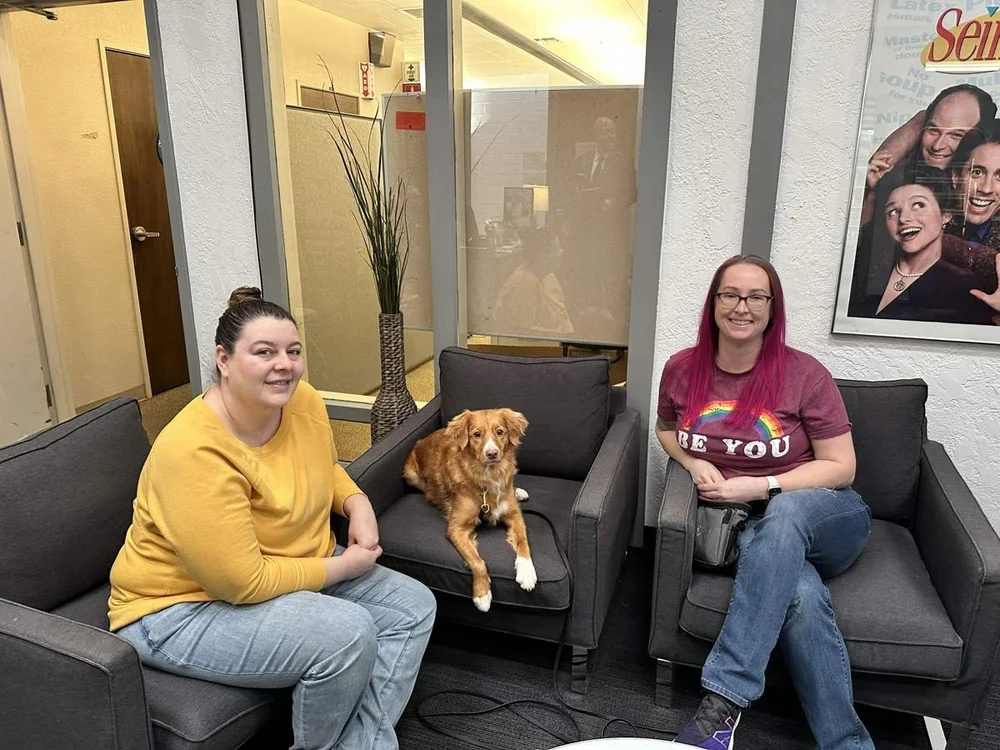 Mitch and Terra of Wholistic Canine with Maisey Mae