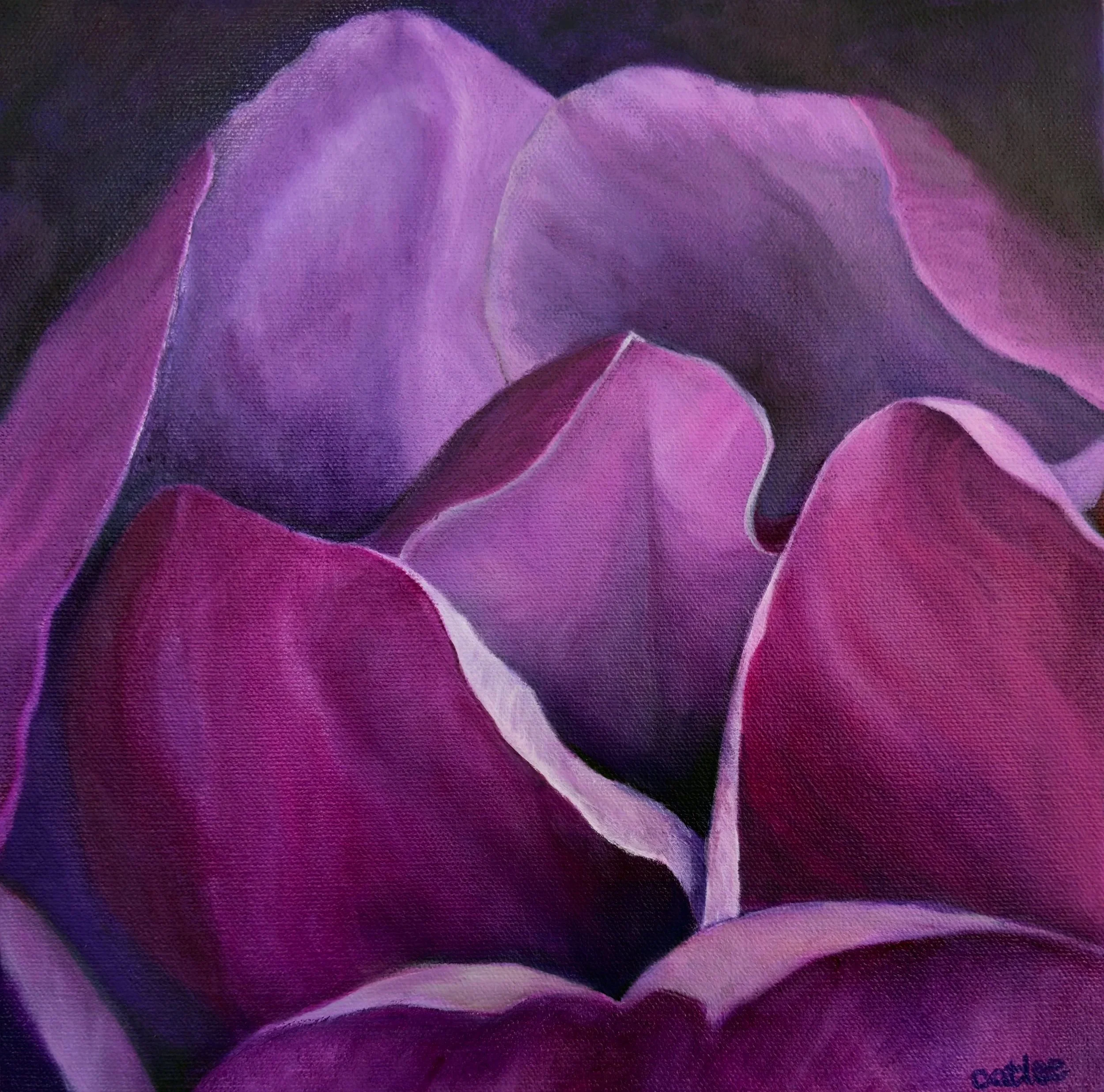 Invitation | 12 x 12 x 1.5 in | oil on canvas