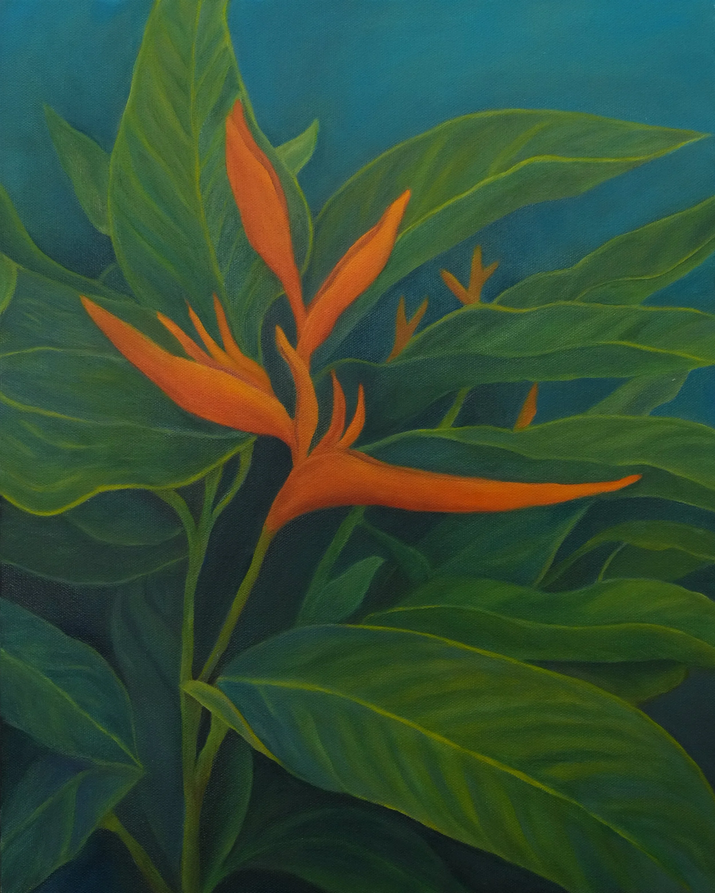 Before the heat | 16 x 20 x 1.5 inches | oil on canvas | 2025